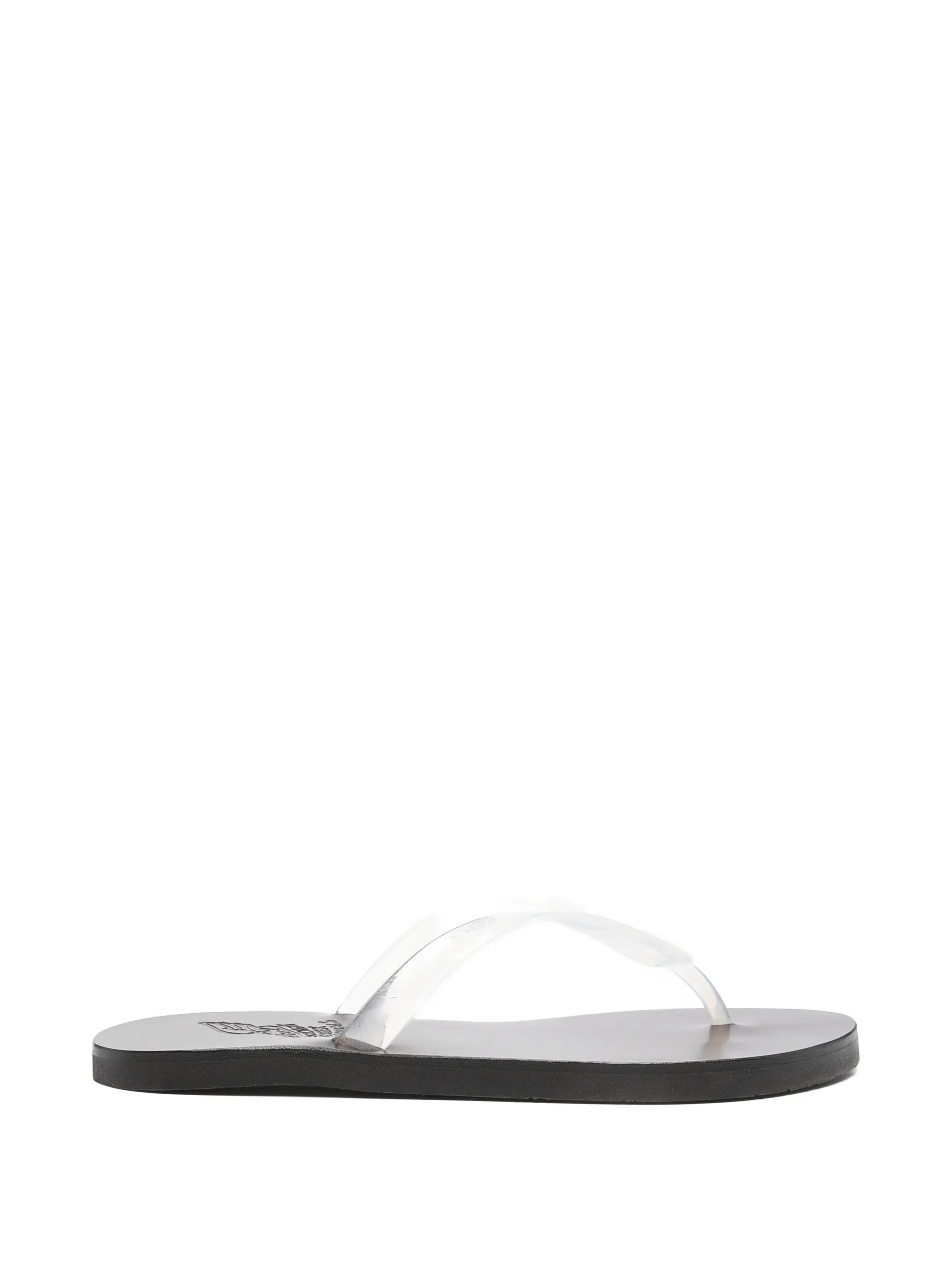 jelleyleather sole saionara jelly flip-flops