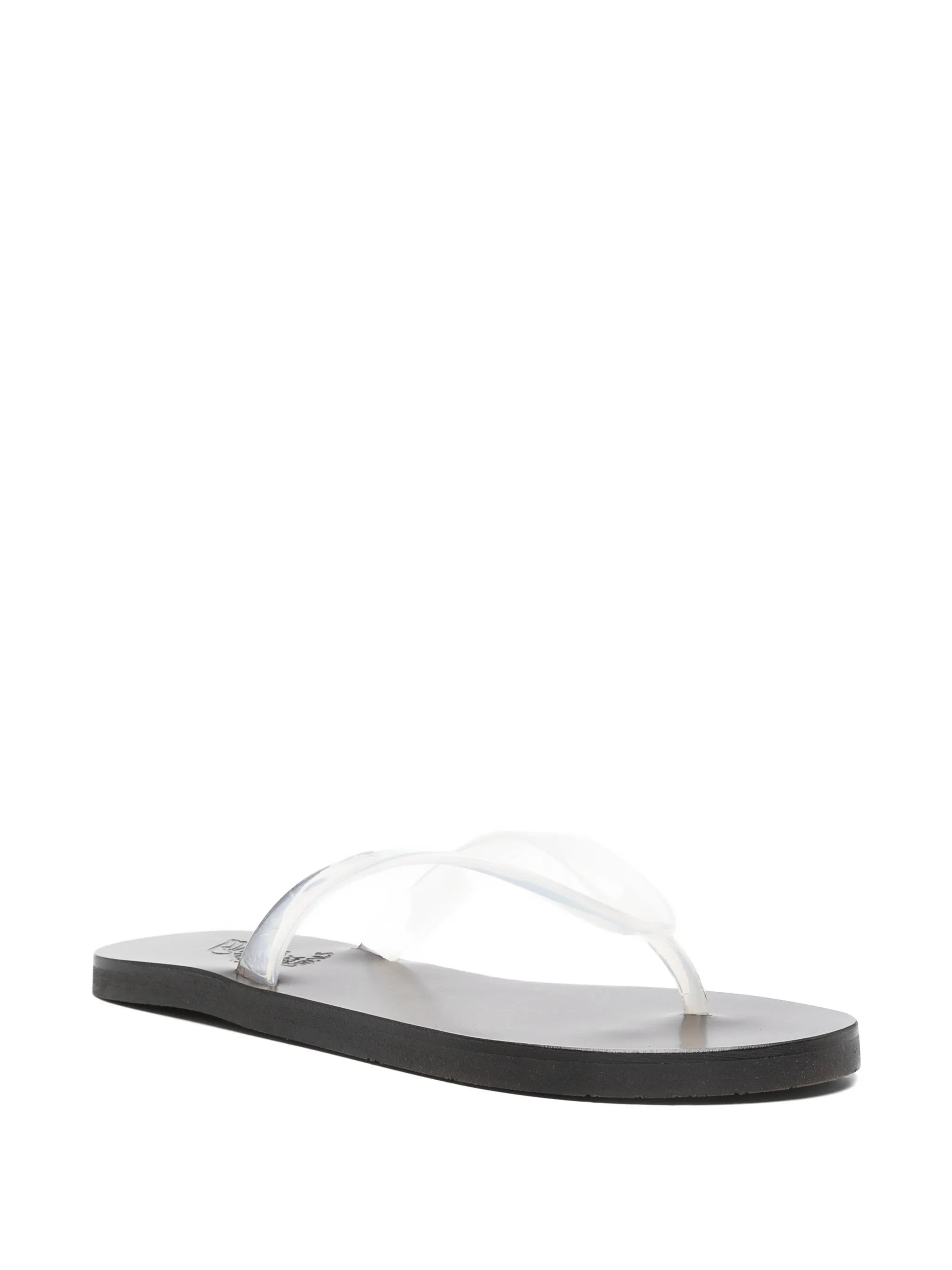 jelleyleather sole saionara jelly flip-flops