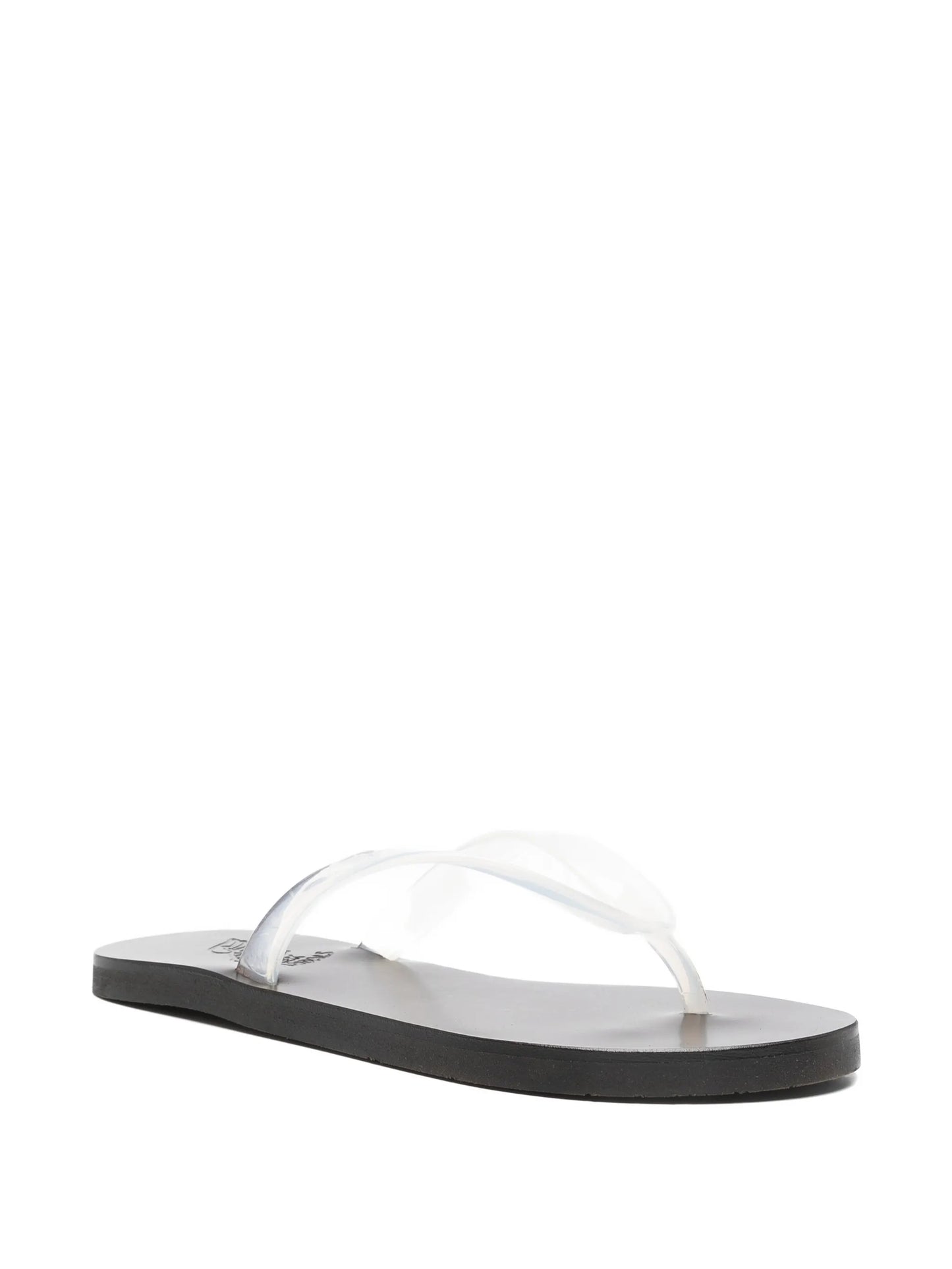 jelleyleather sole saionara jelly flip-flops