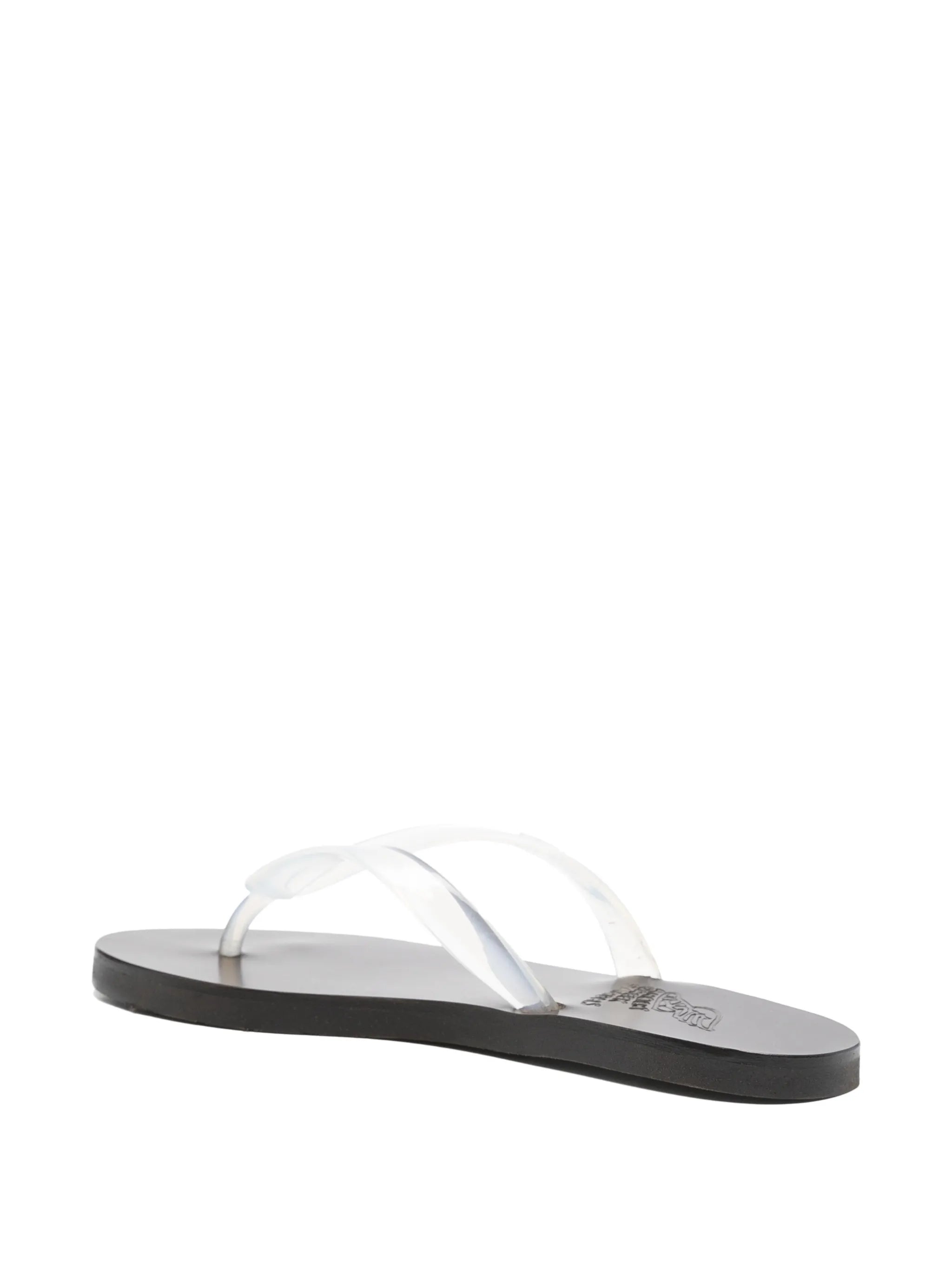 jelleyleather sole saionara jelly flip-flops