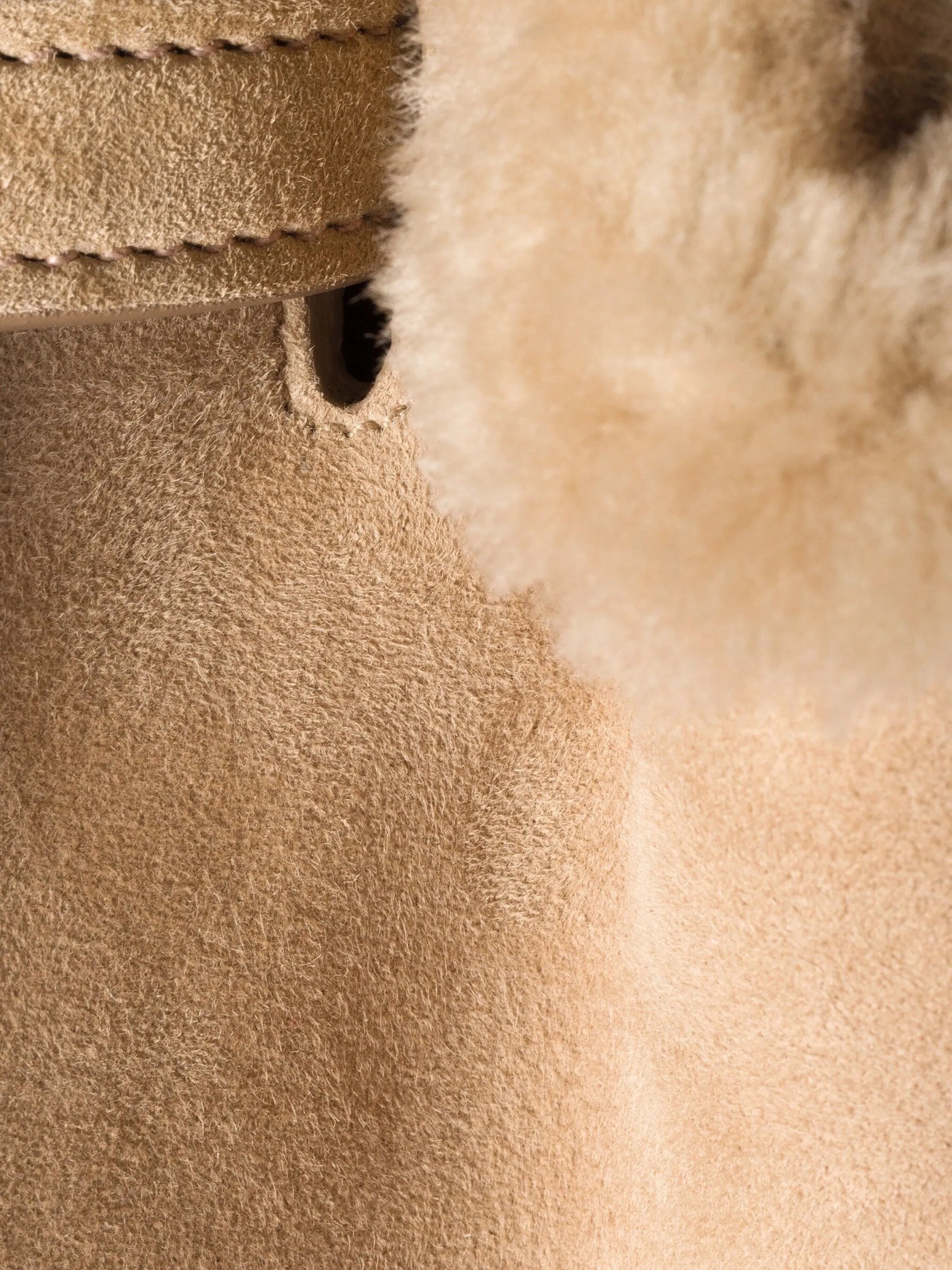 Aventure shearling tote bag