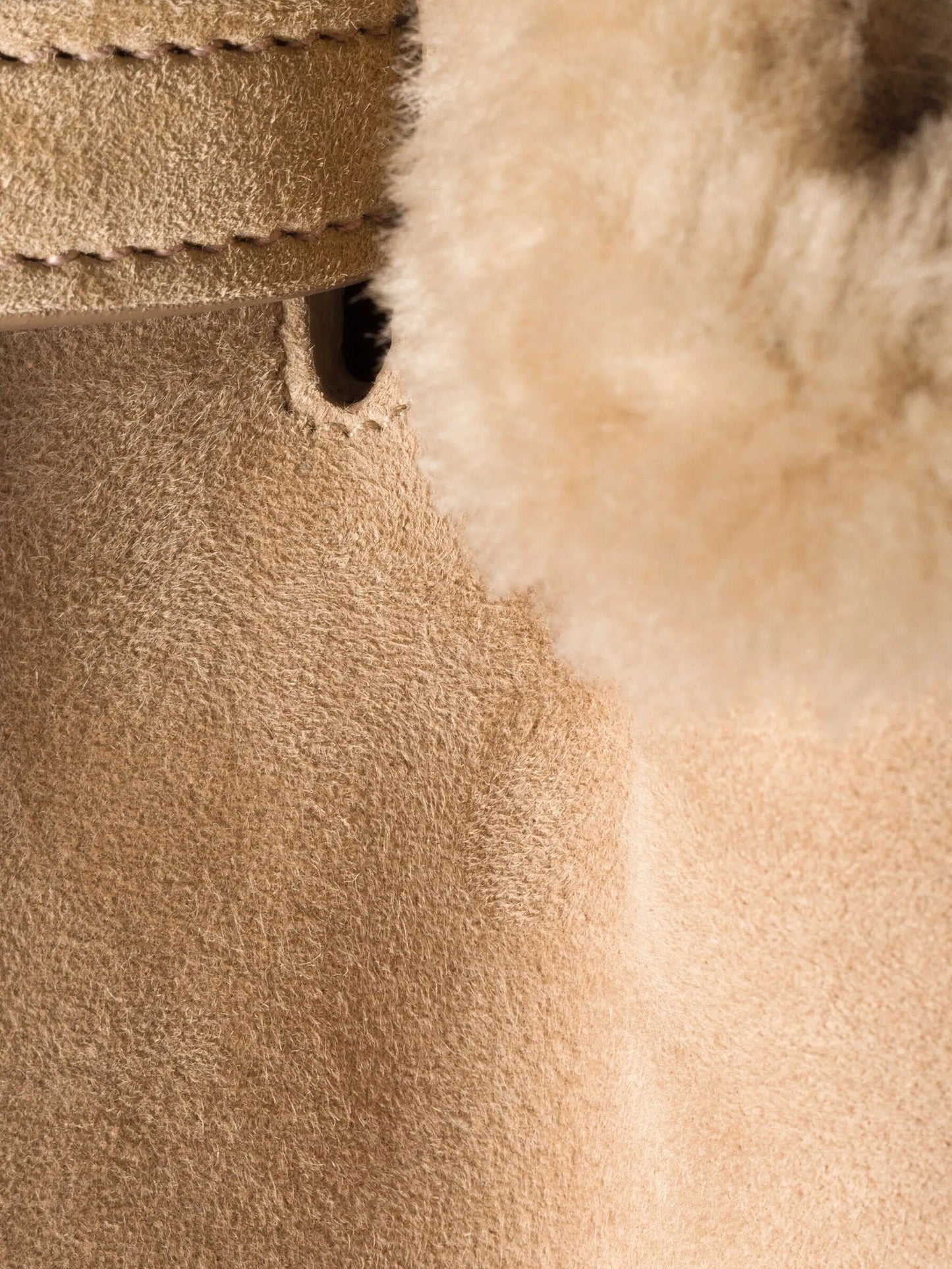 Aventure shearling tote bag