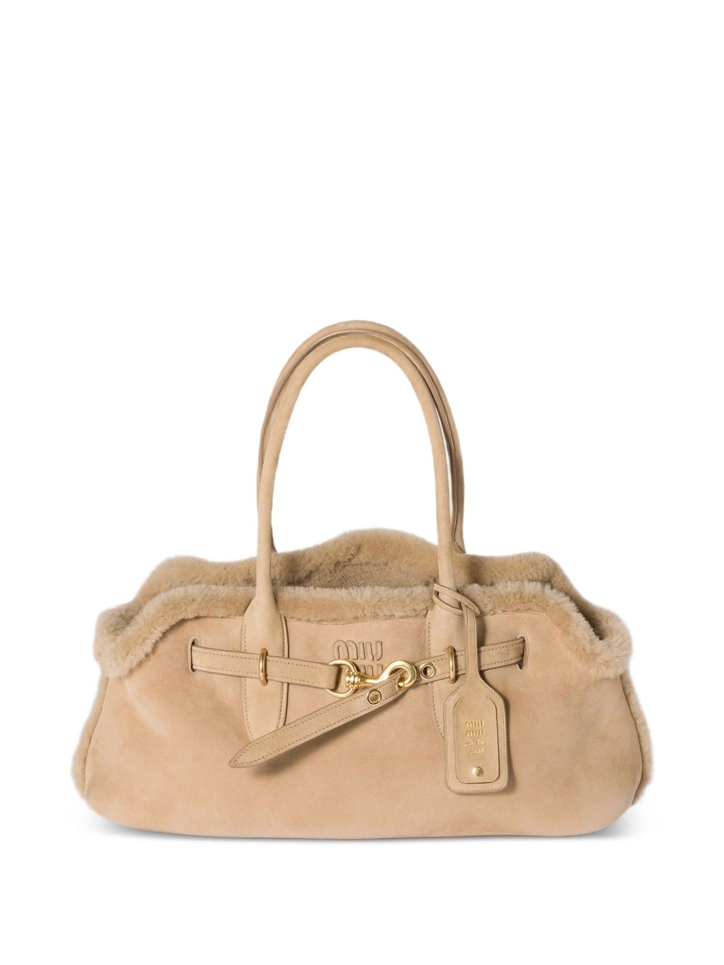 Aventure shearling tote bag
