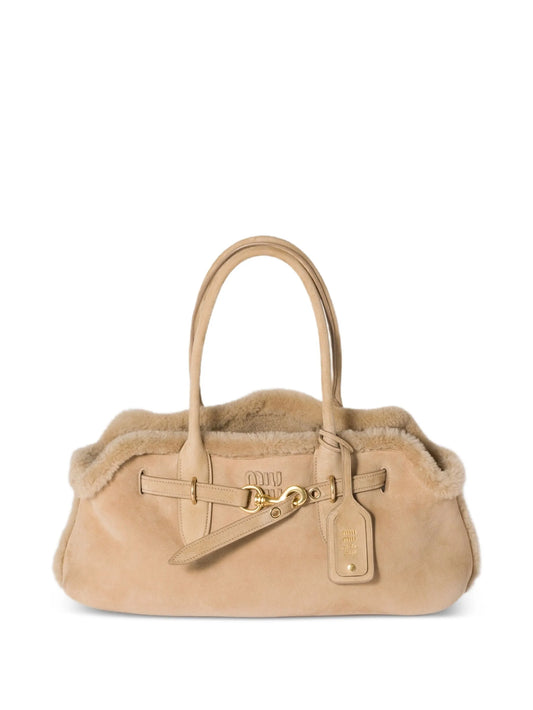 Aventure shearling tote bag