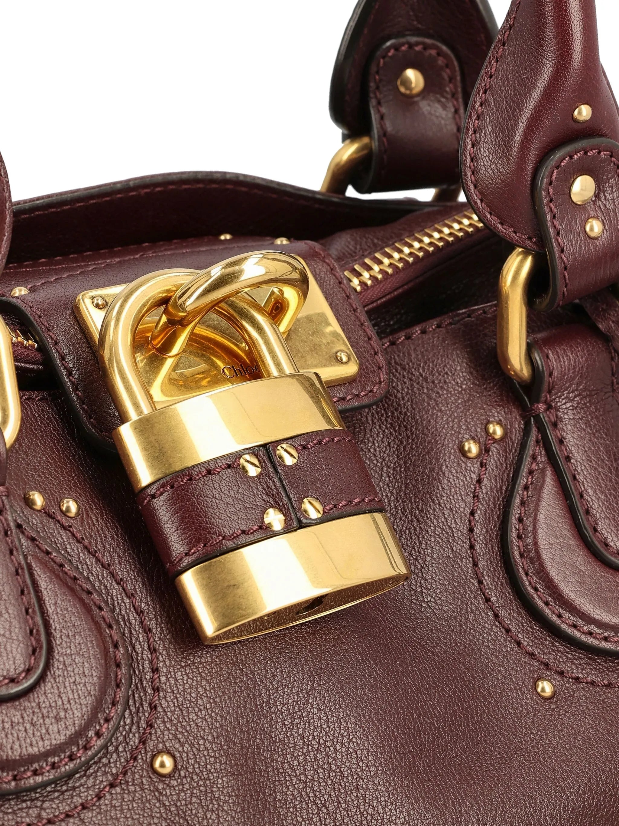 Paddington padlock-detail shoulder bag