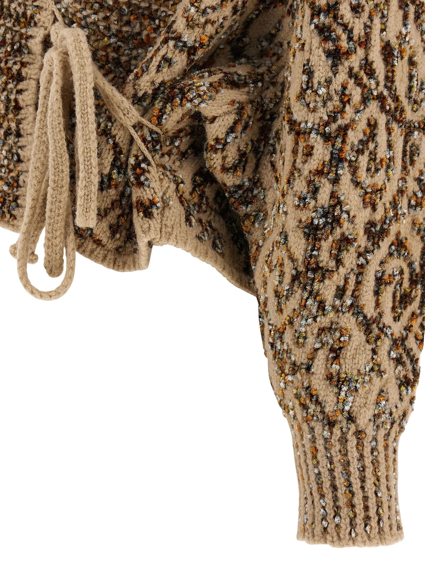 Tekla graphic-jacquard cardigan
