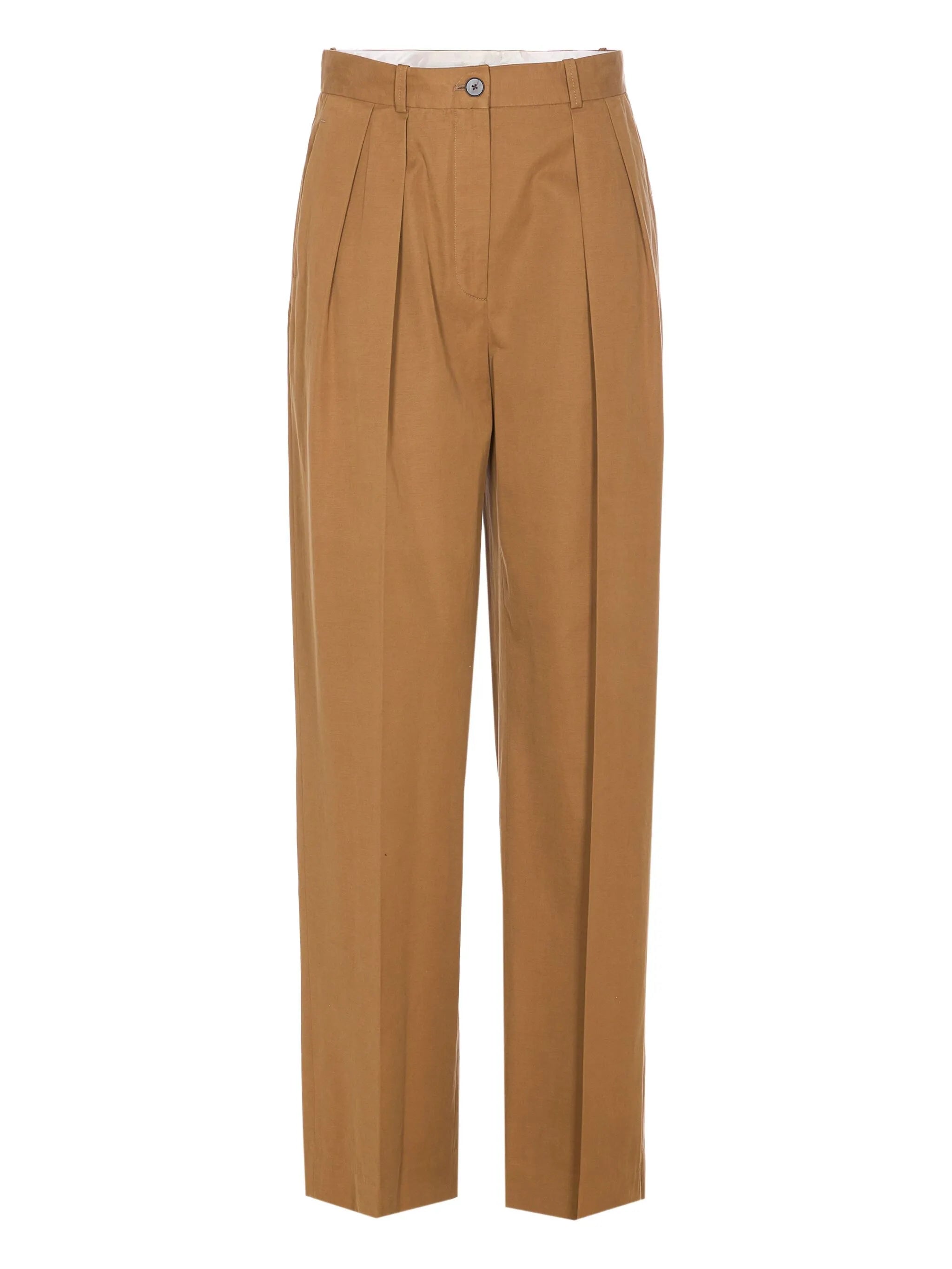 Igor button pleated trousers
