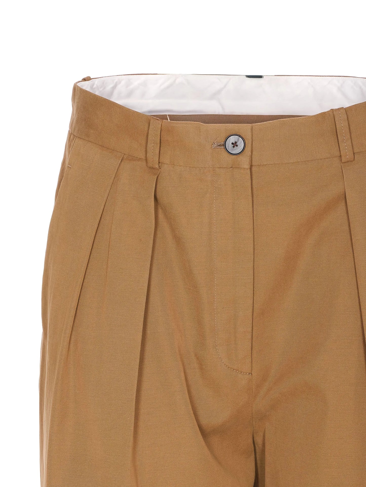 Igor button pleated trousers