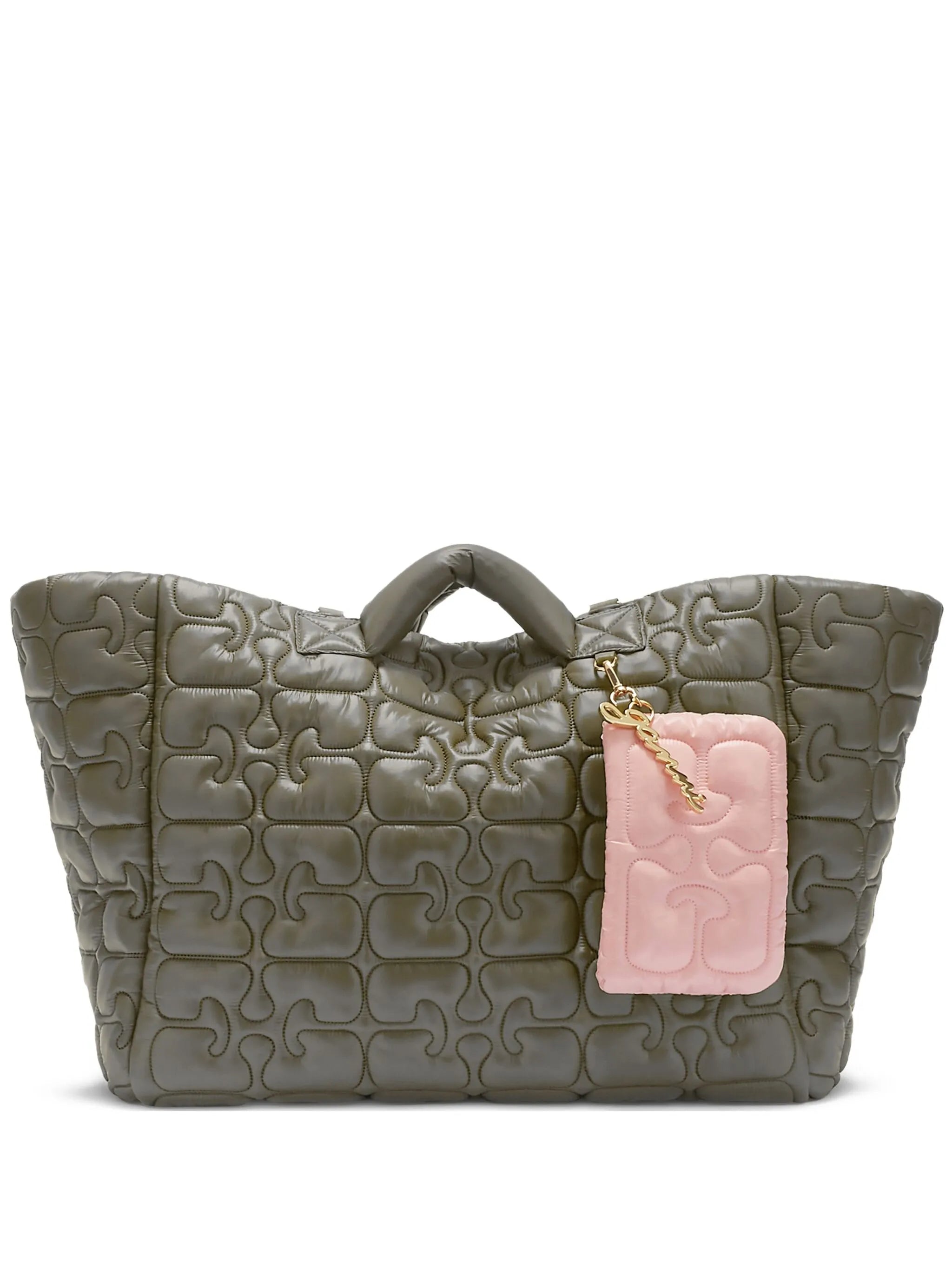XXL Re-Tech logo-quilted tote bag