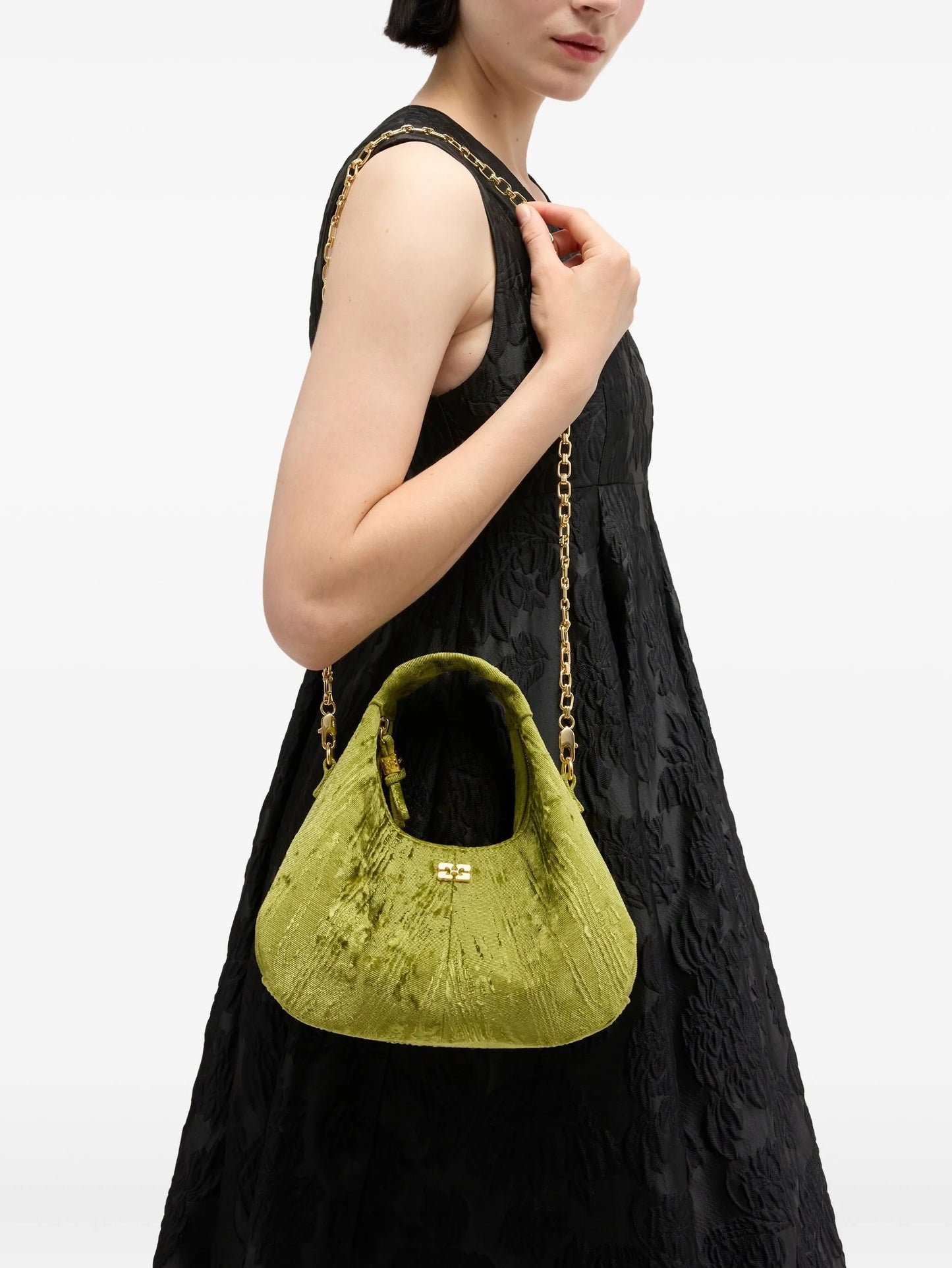 mini logo-plaque shoulder bag