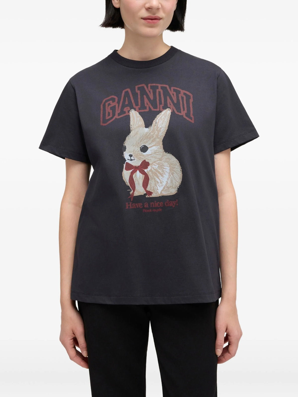 graphic-print cotton T-shirt