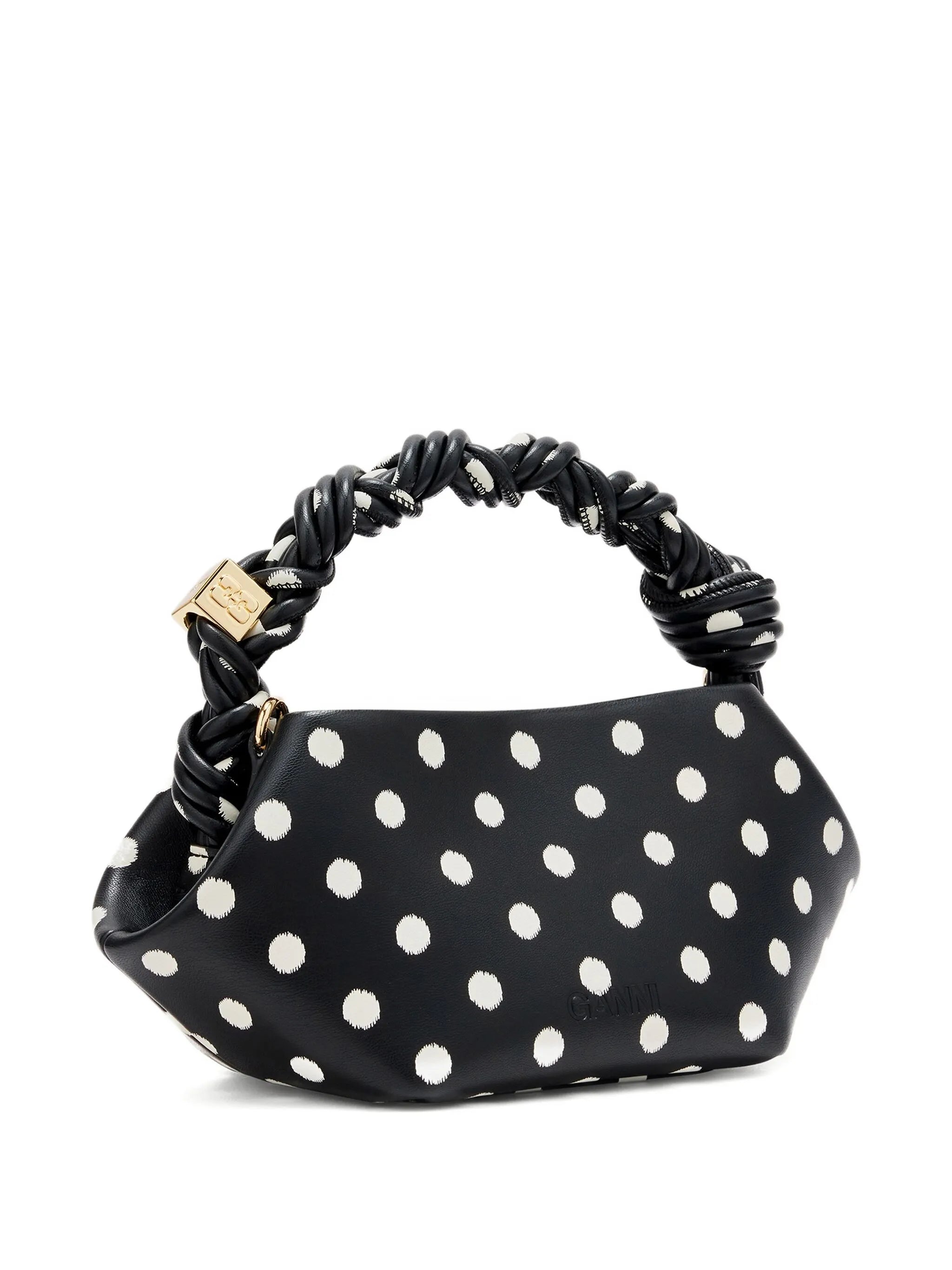 mini Bow polka-dot tote bag