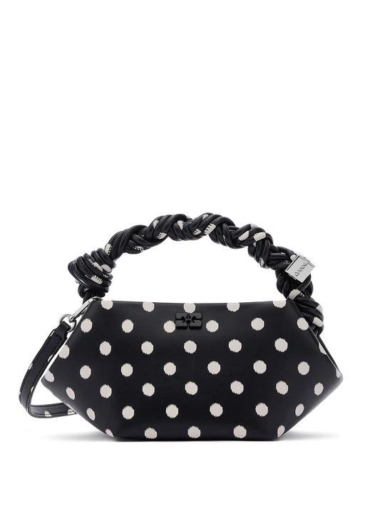 mini Bow polka-dot tote bag