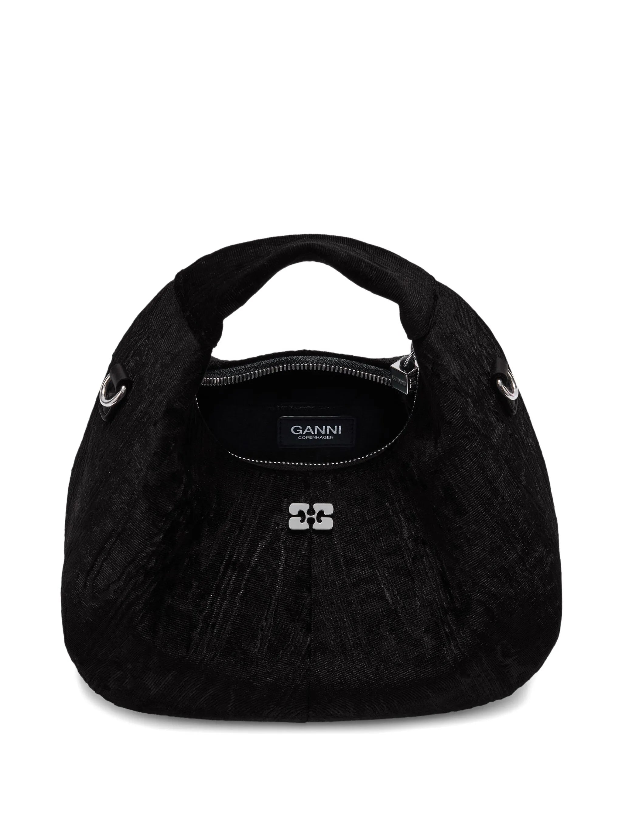velvet moire mini shoulder bag