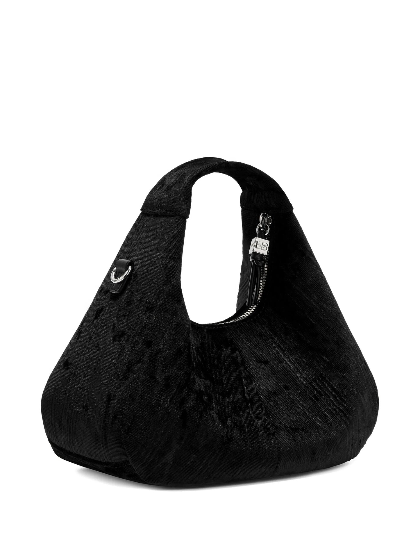 velvet moire mini shoulder bag