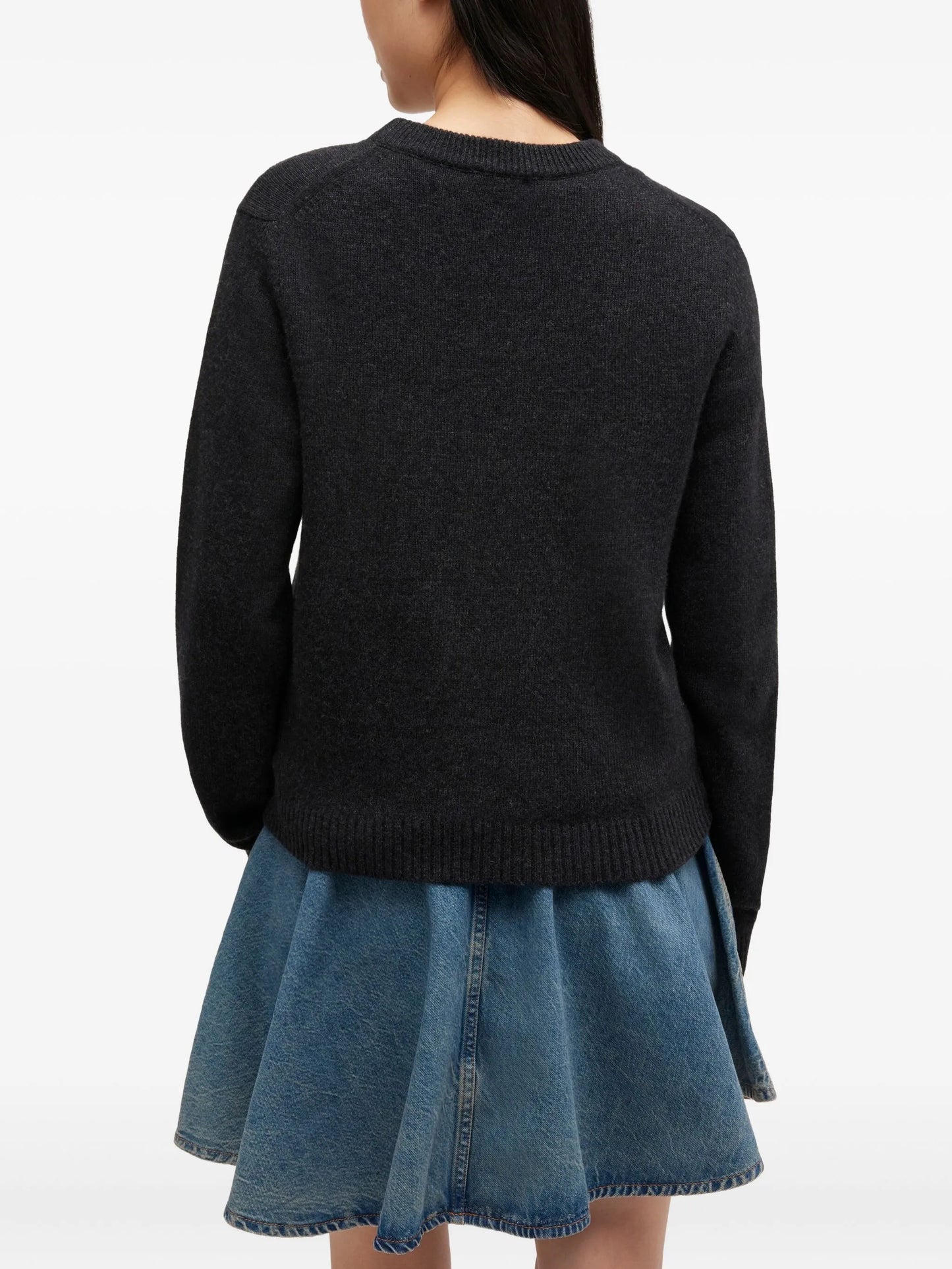 graphic wool sweater