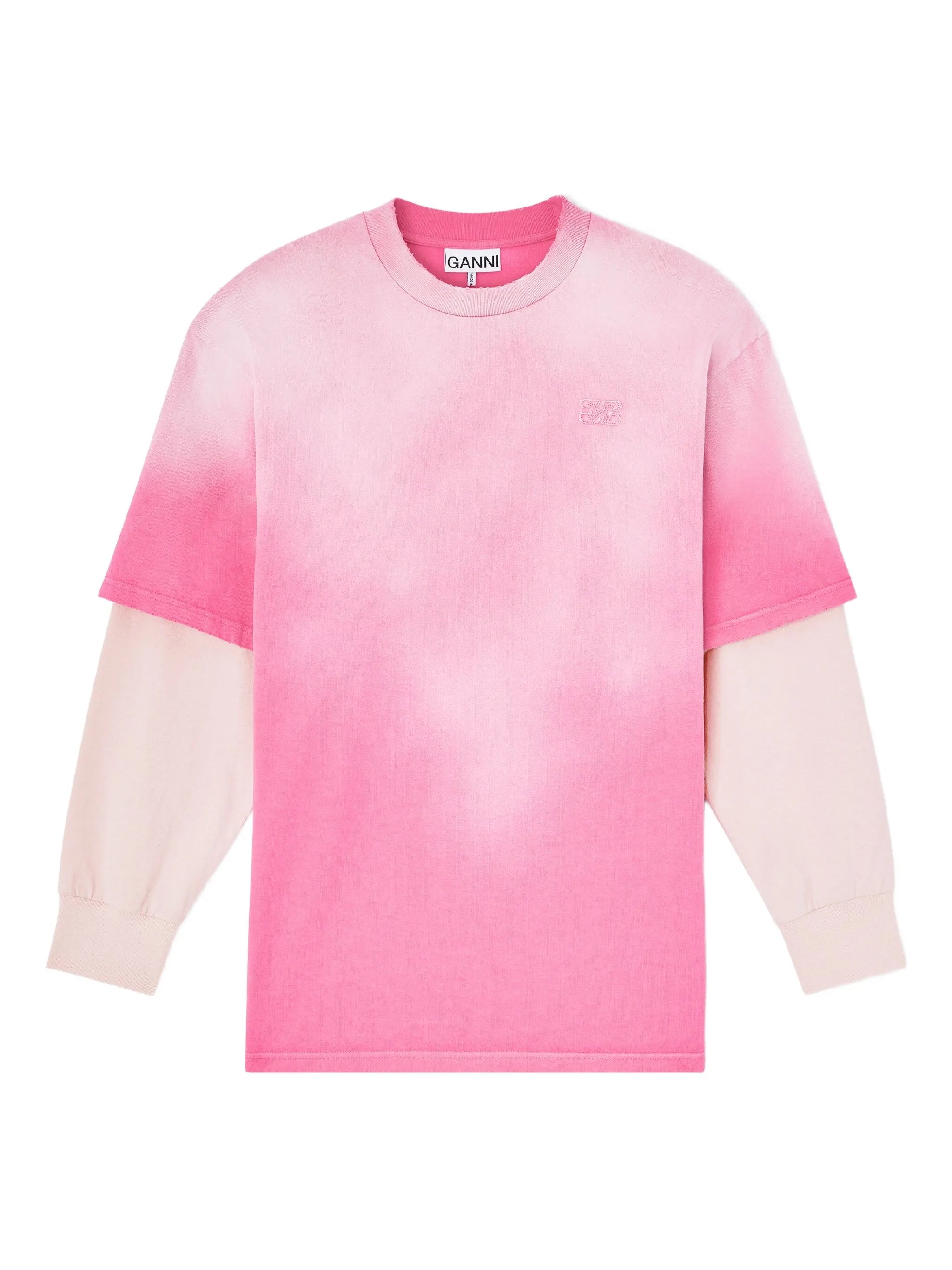 washed jersey long-sleeve T-shirt