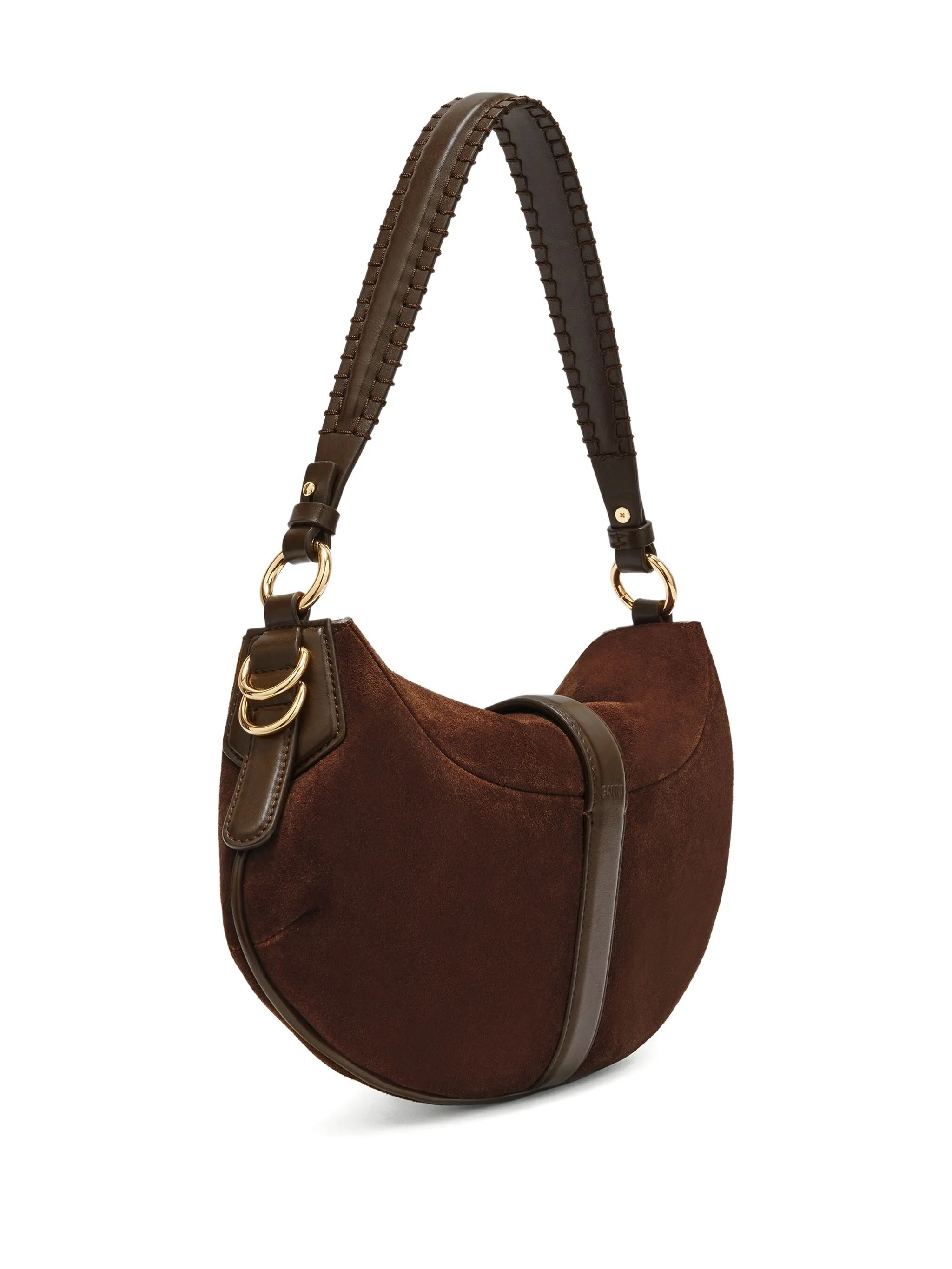 B-Kat suede shoulder bag