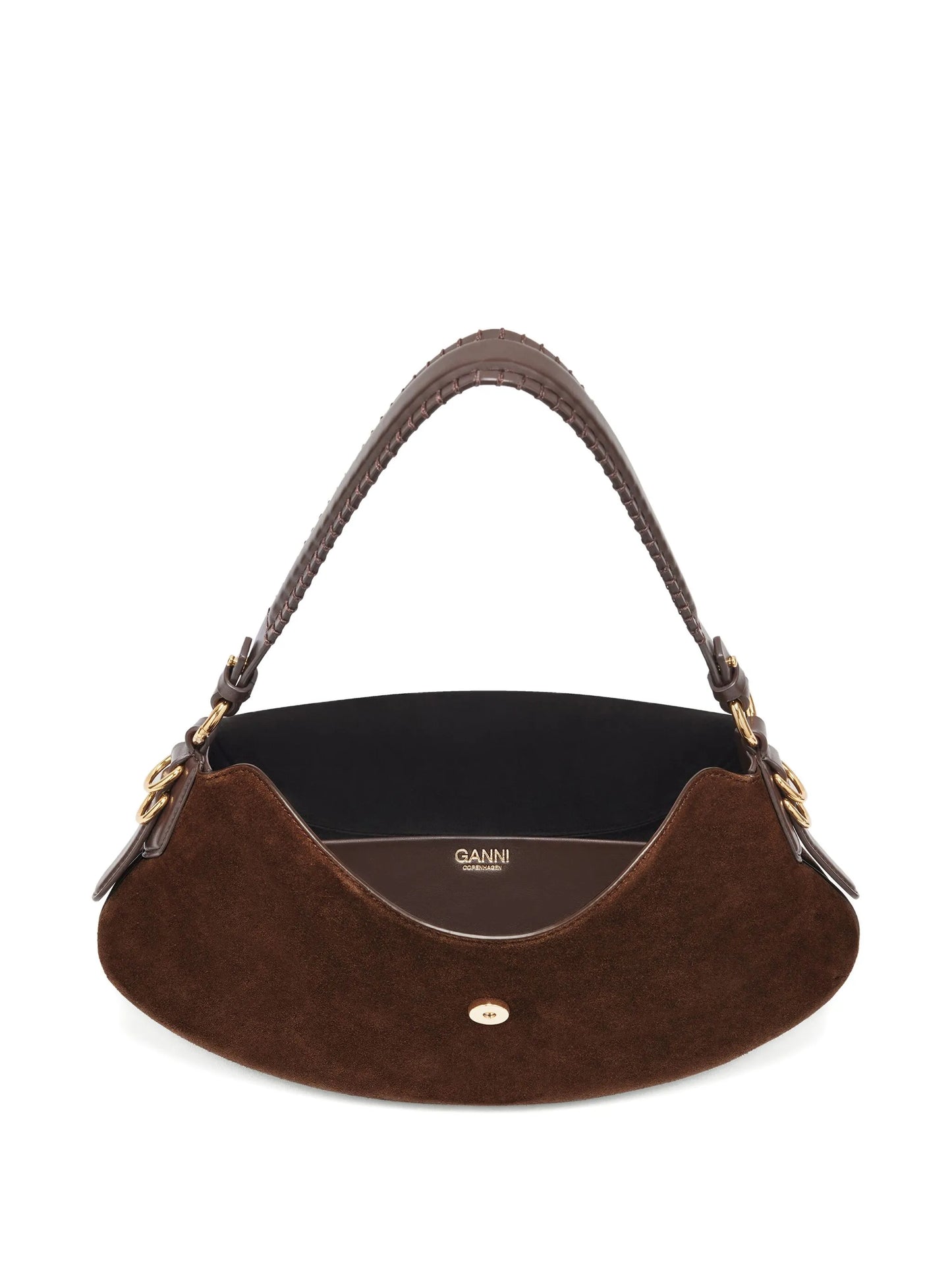 B-Kat suede shoulder bag