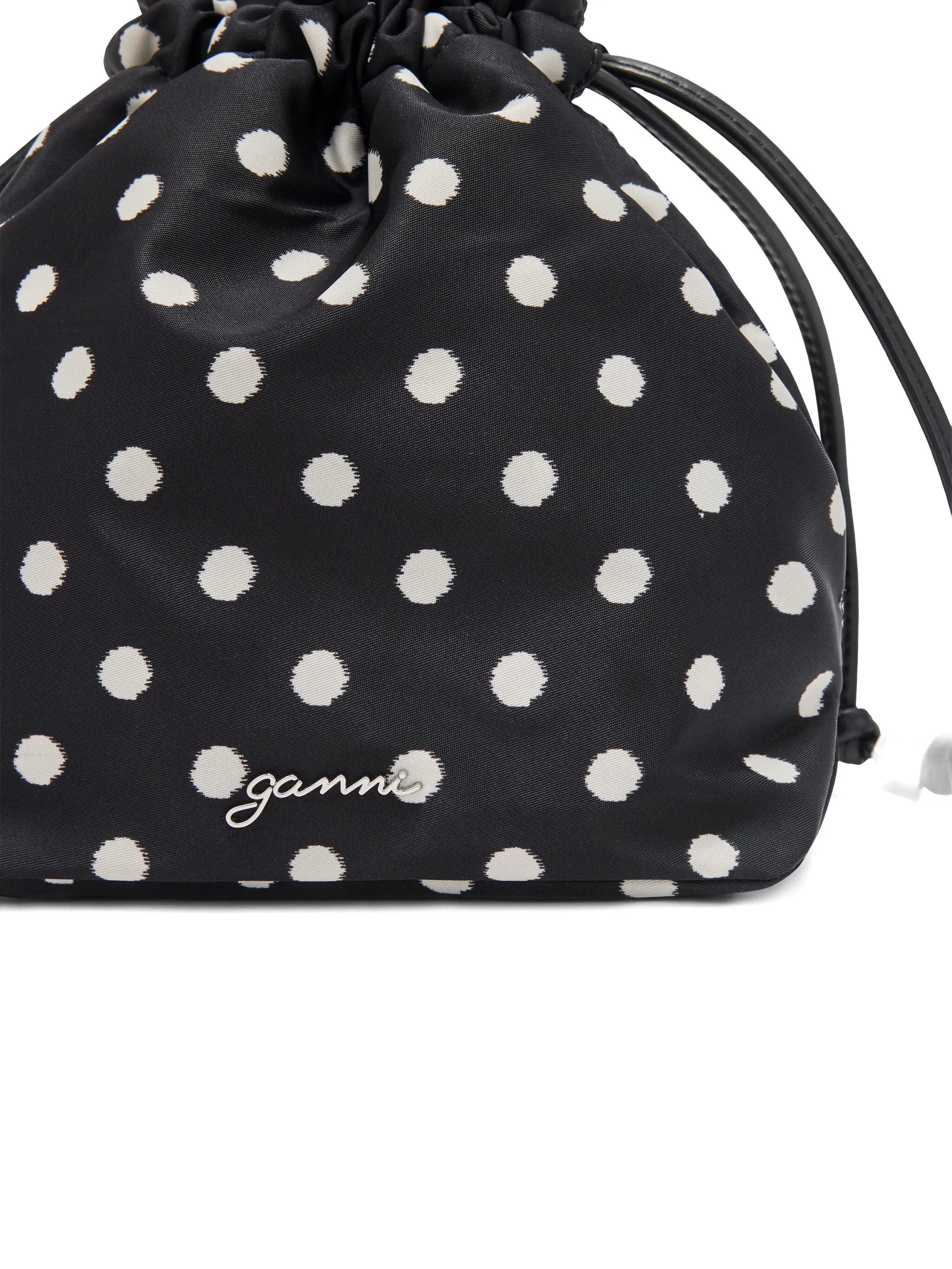 Bou polka dot bucket bag