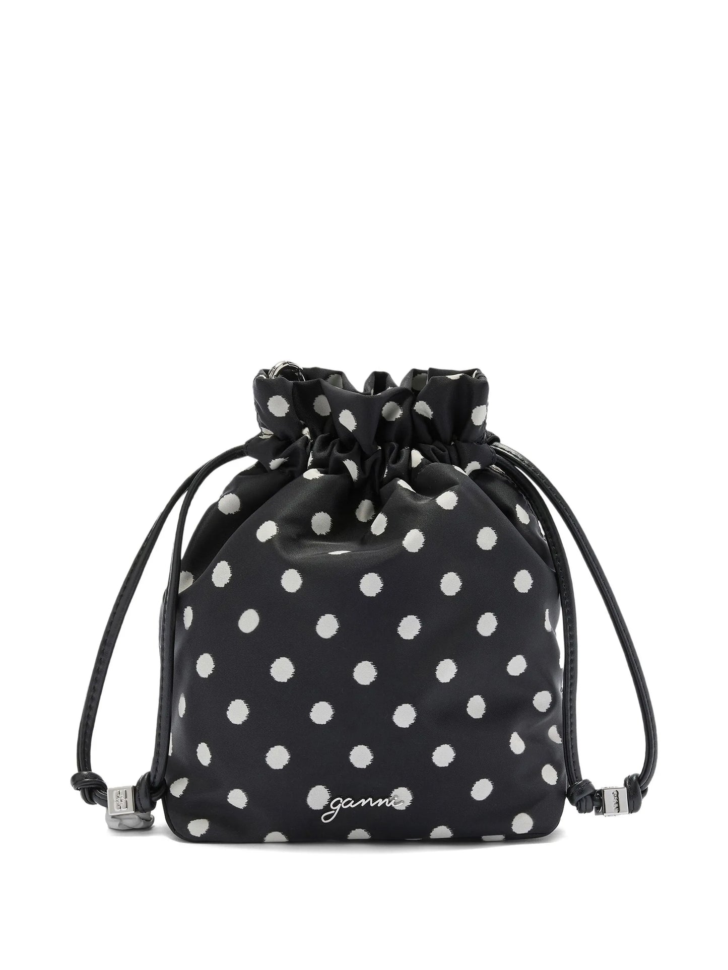 Bou polka dot bucket bag