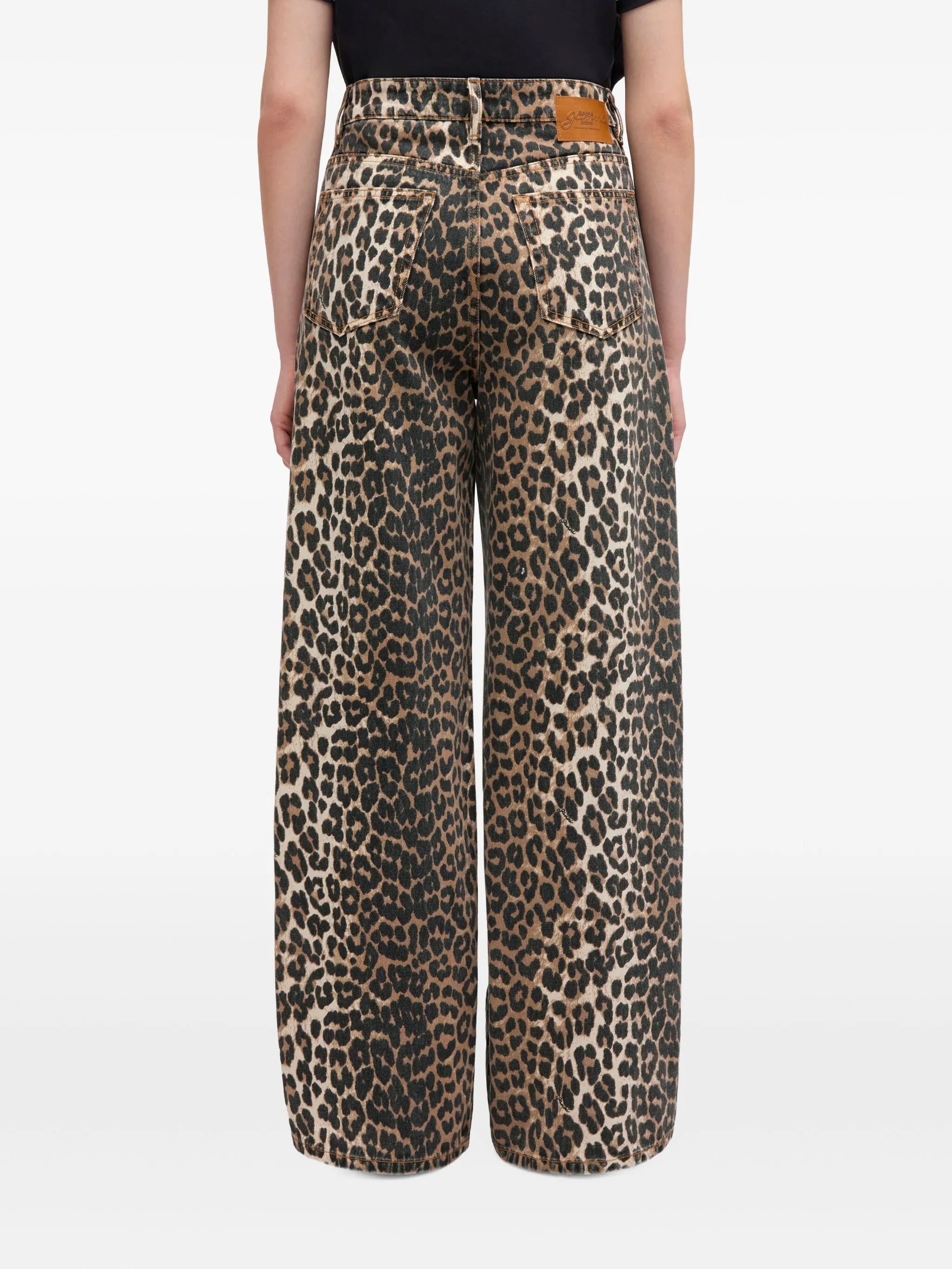Lari jeans in leopard print