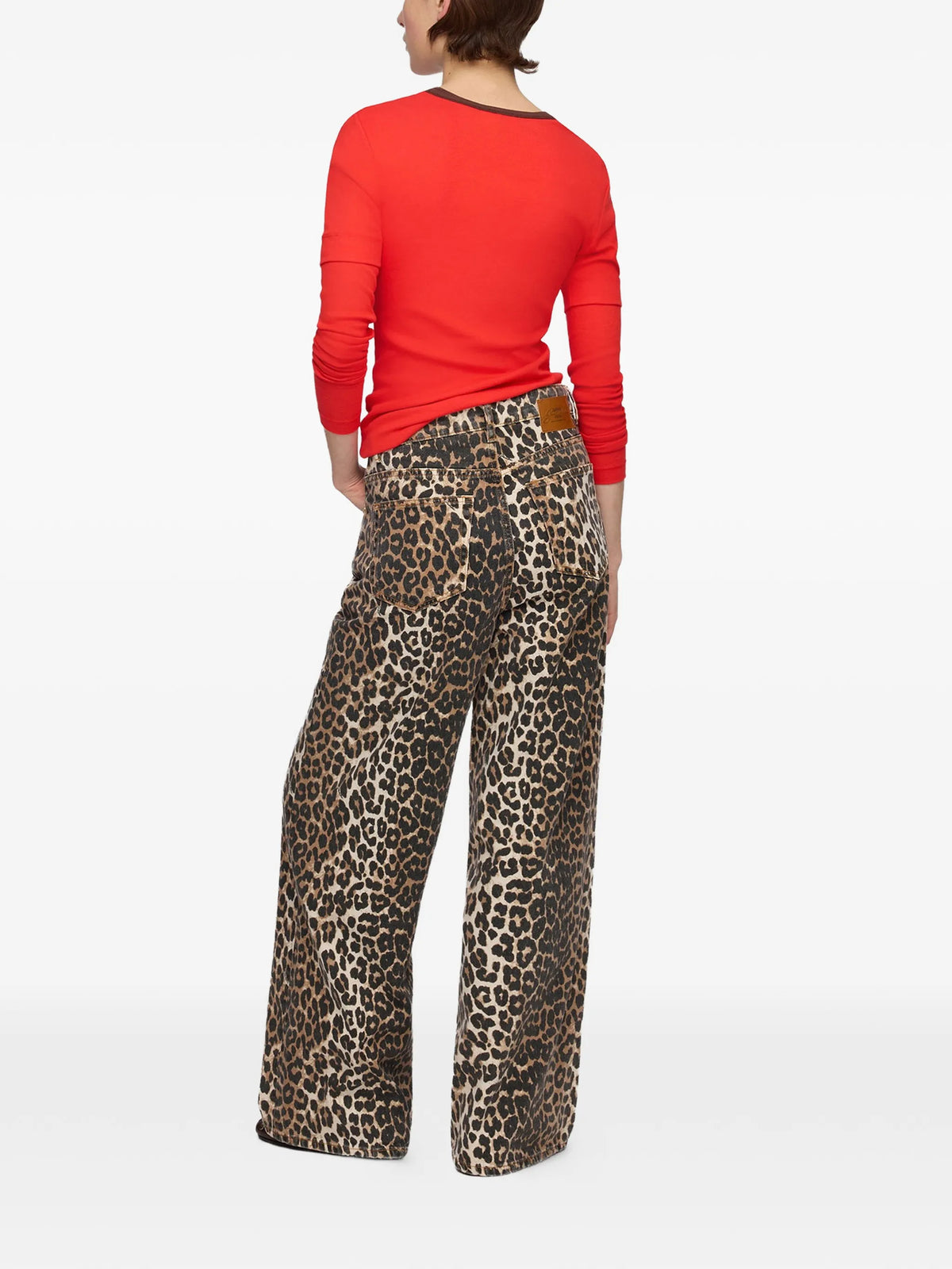 Lari jeans in leopard print