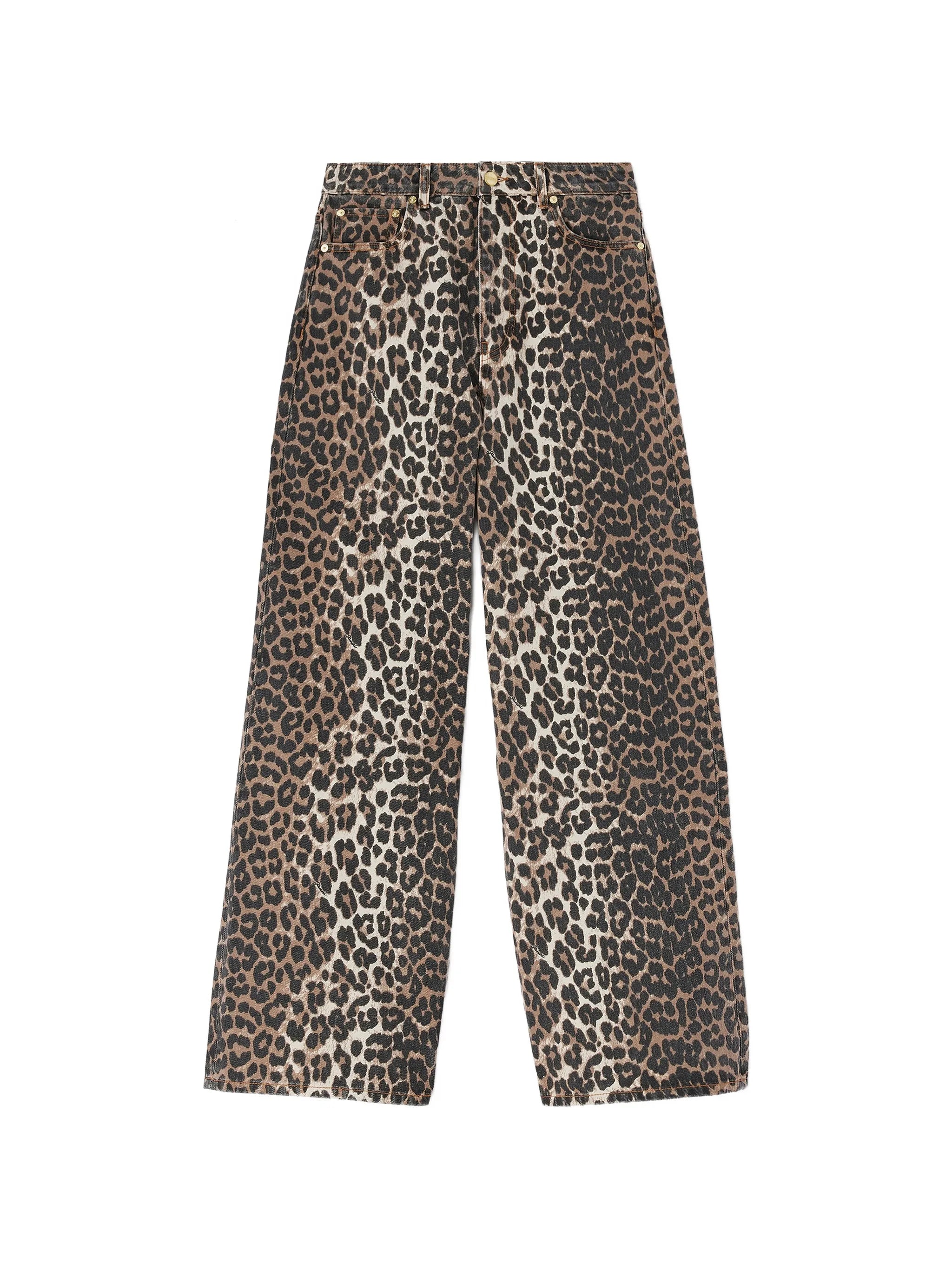 Lari jeans in leopard print