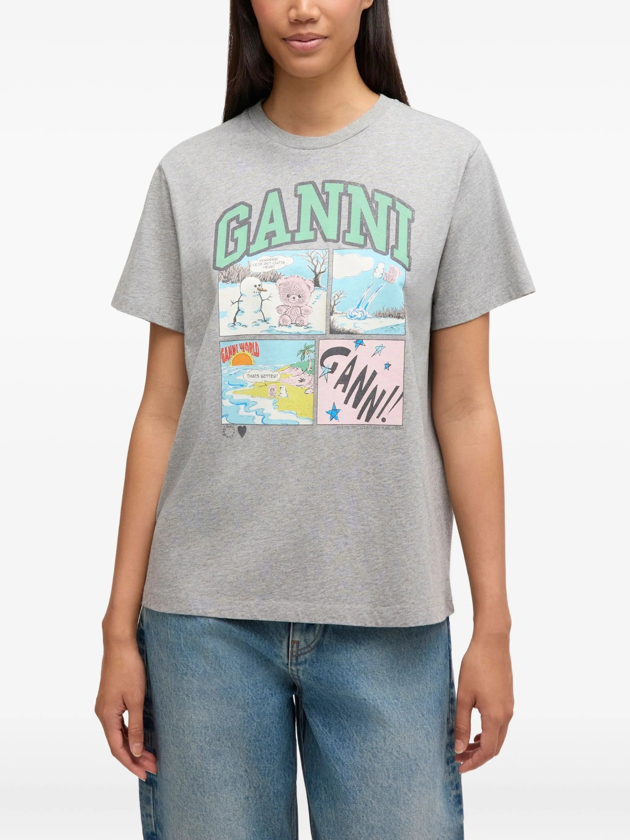 graphic-print T-shirt