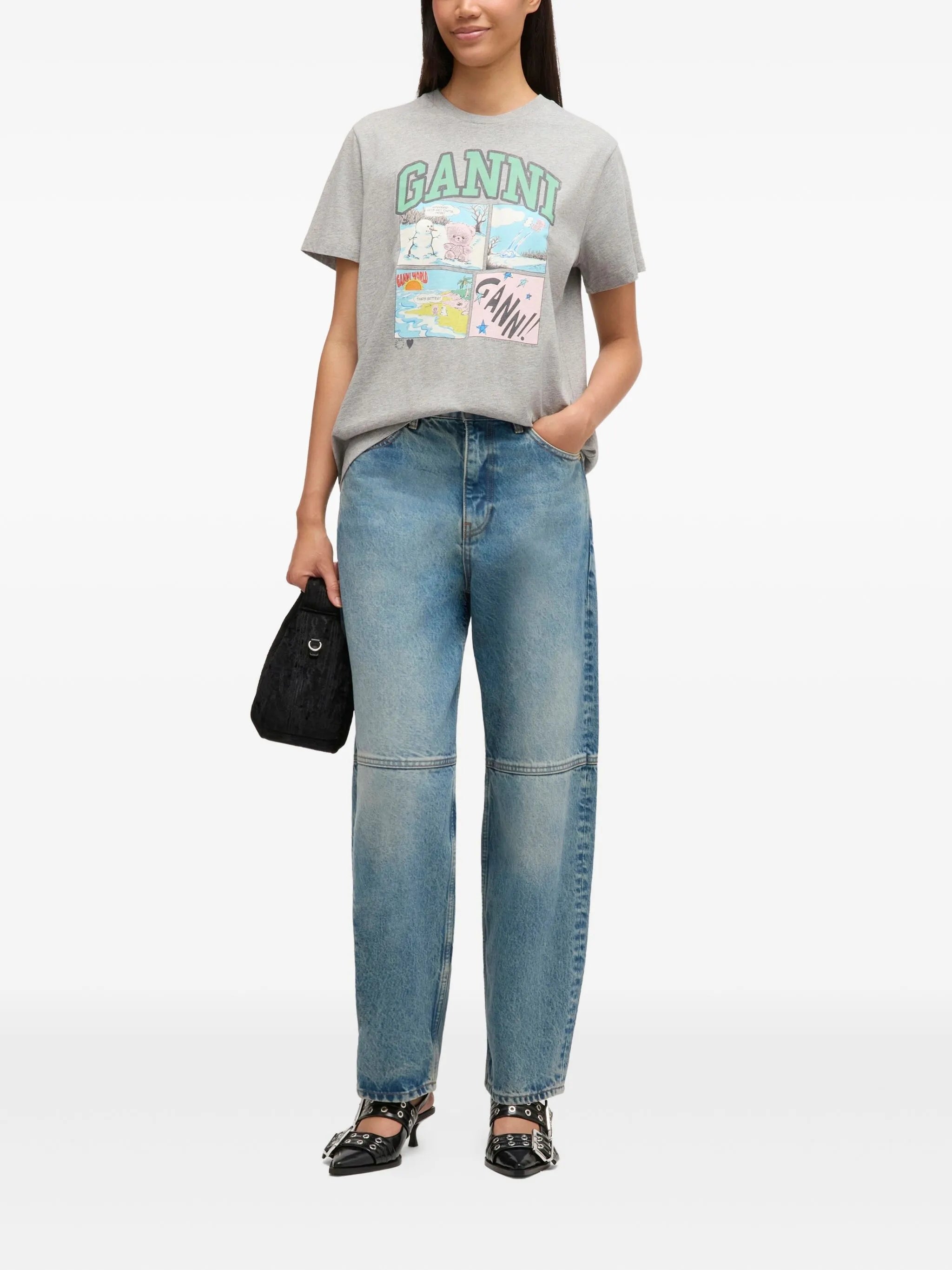 graphic-print T-shirt