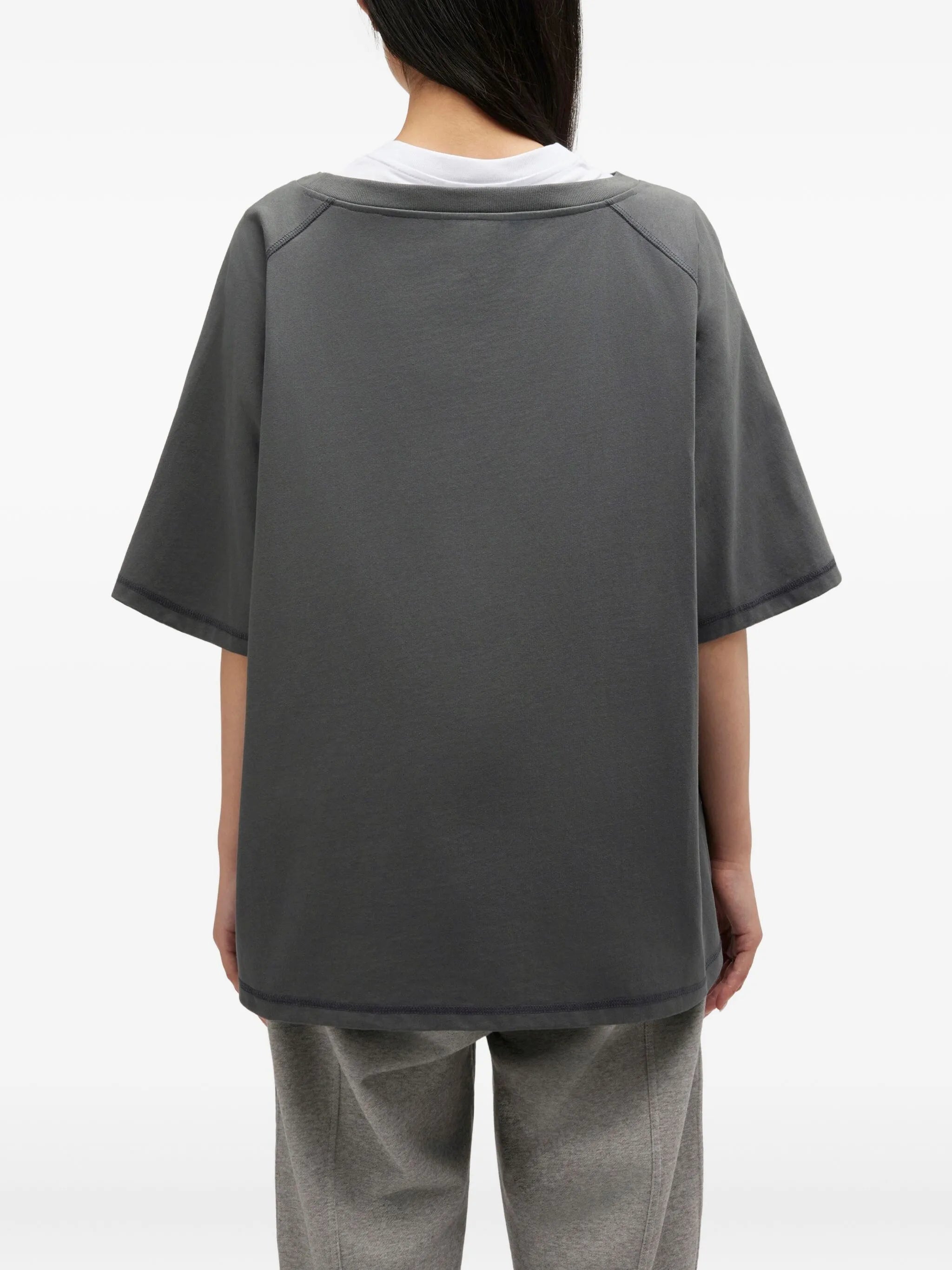 drawstring graphic T-shirt