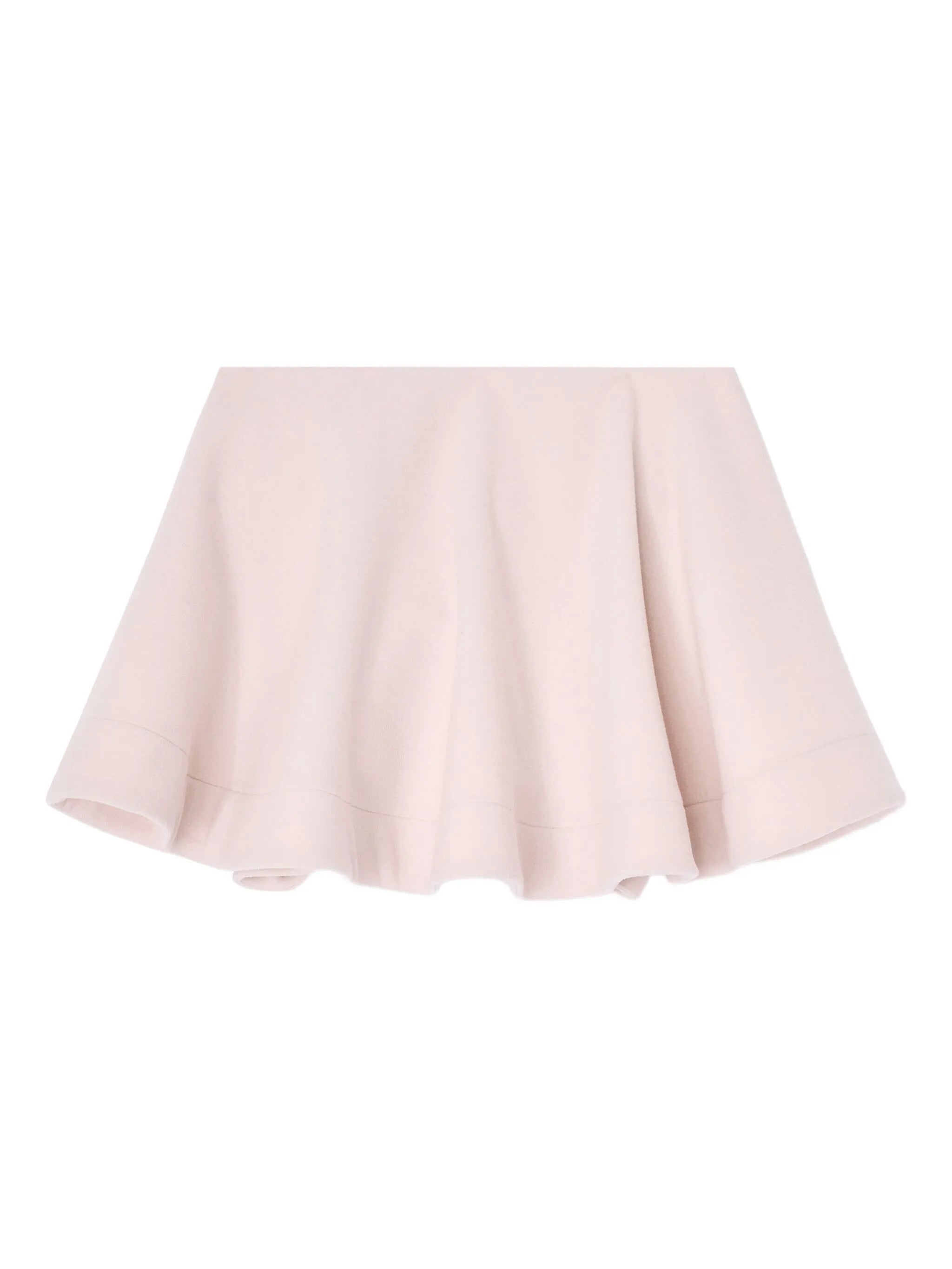 elasticated-waistband mini skirt