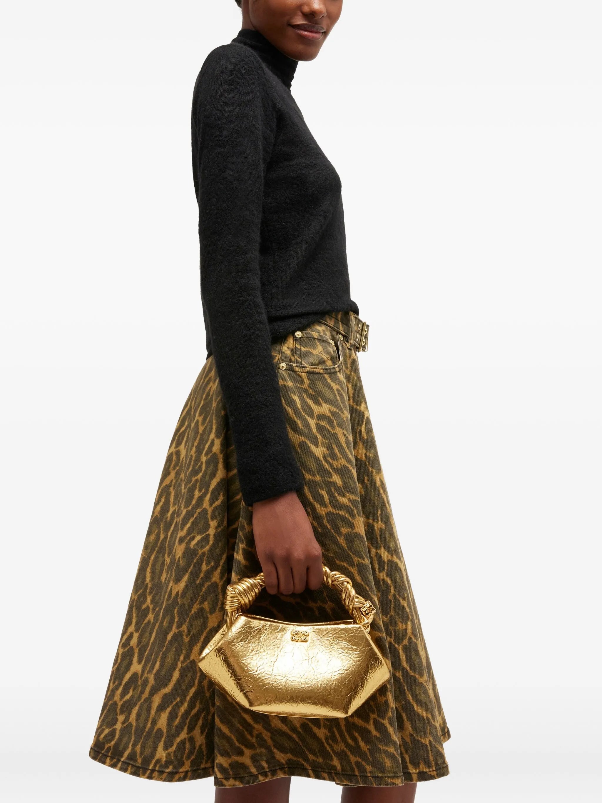 mini Bou twisted-handle tote bag