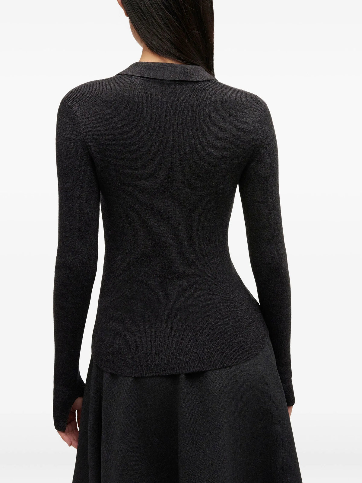knitted polo shirt