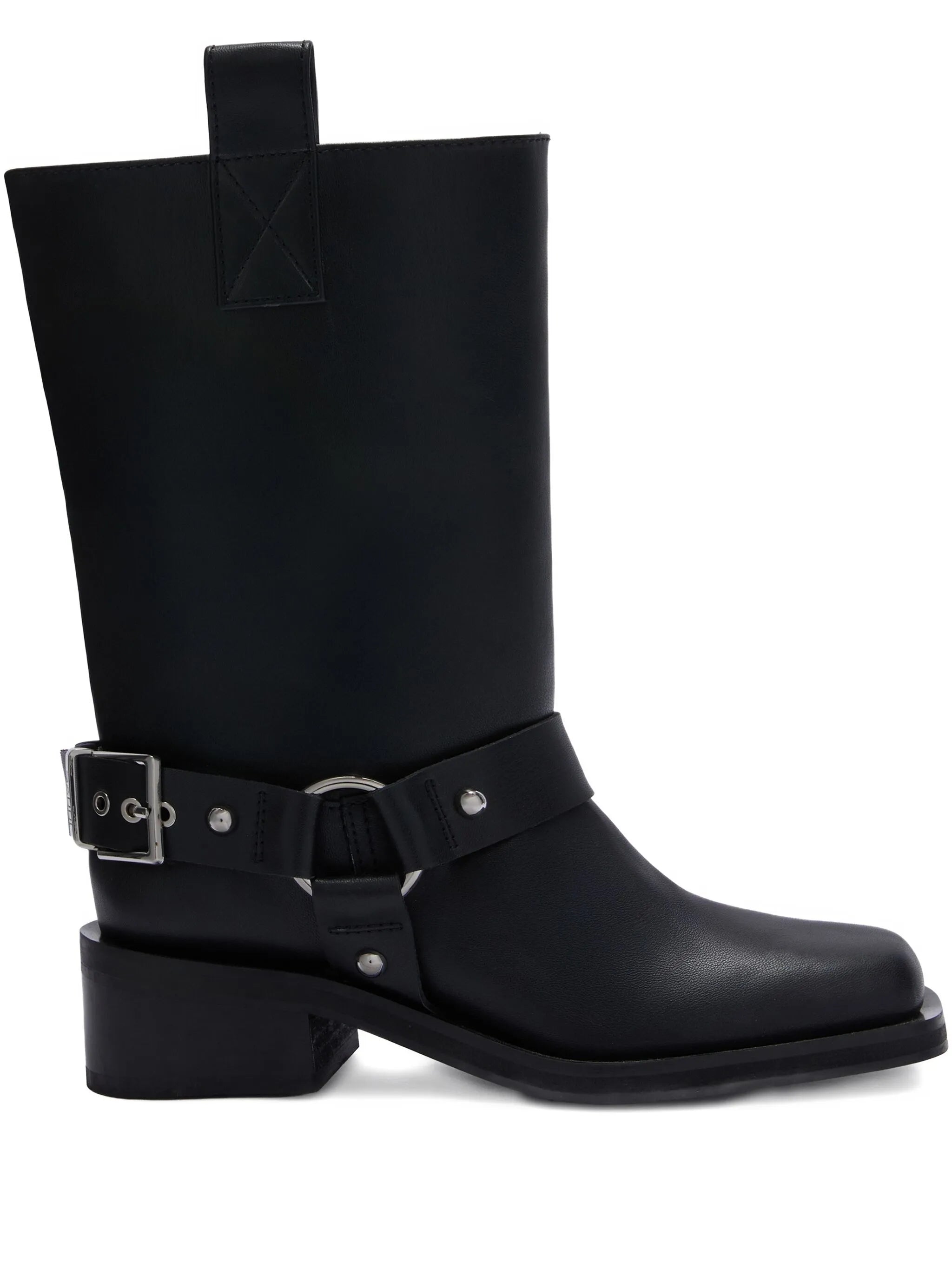 buckle-detail suede boots