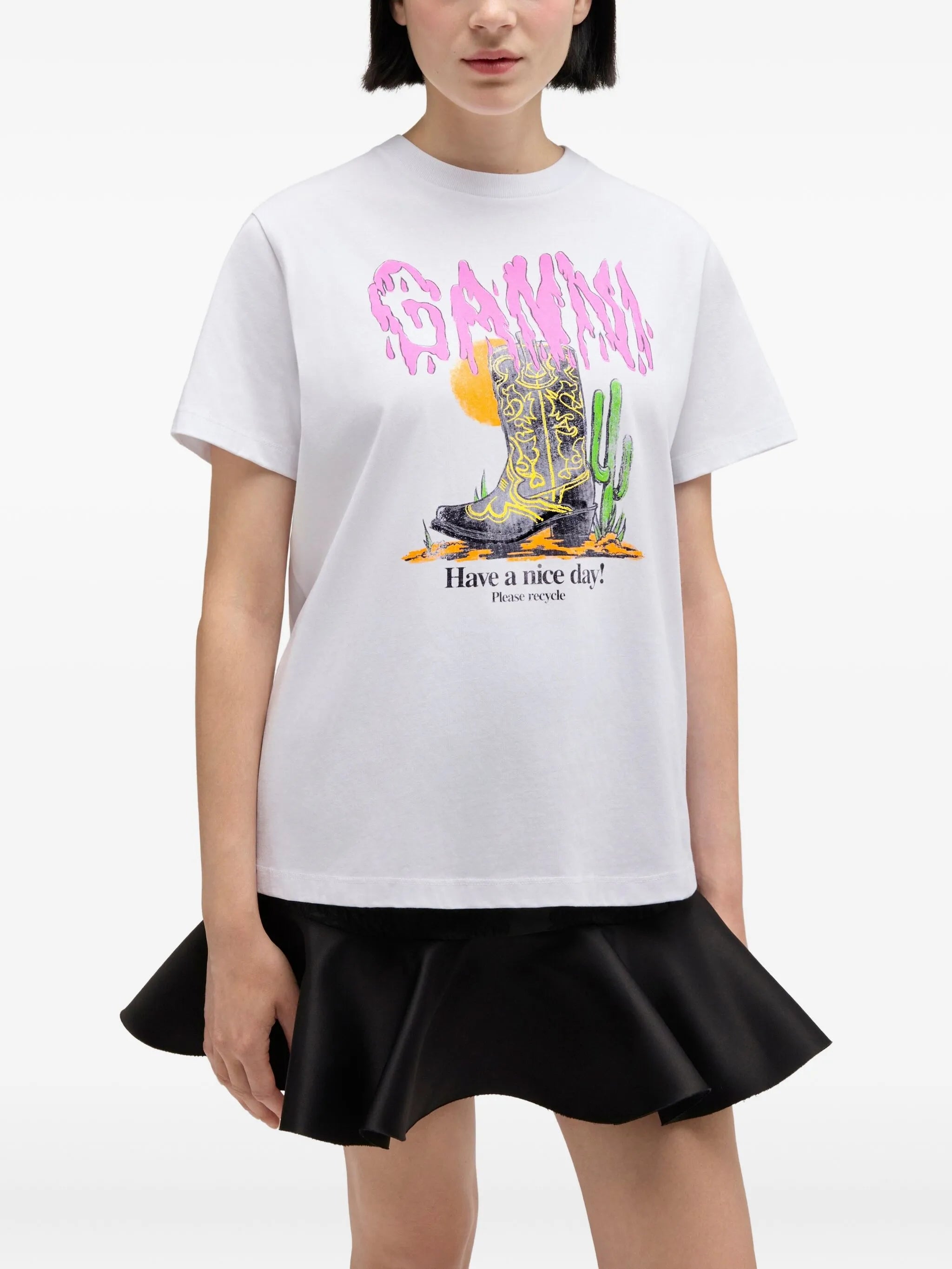 graphic-print T-shirt