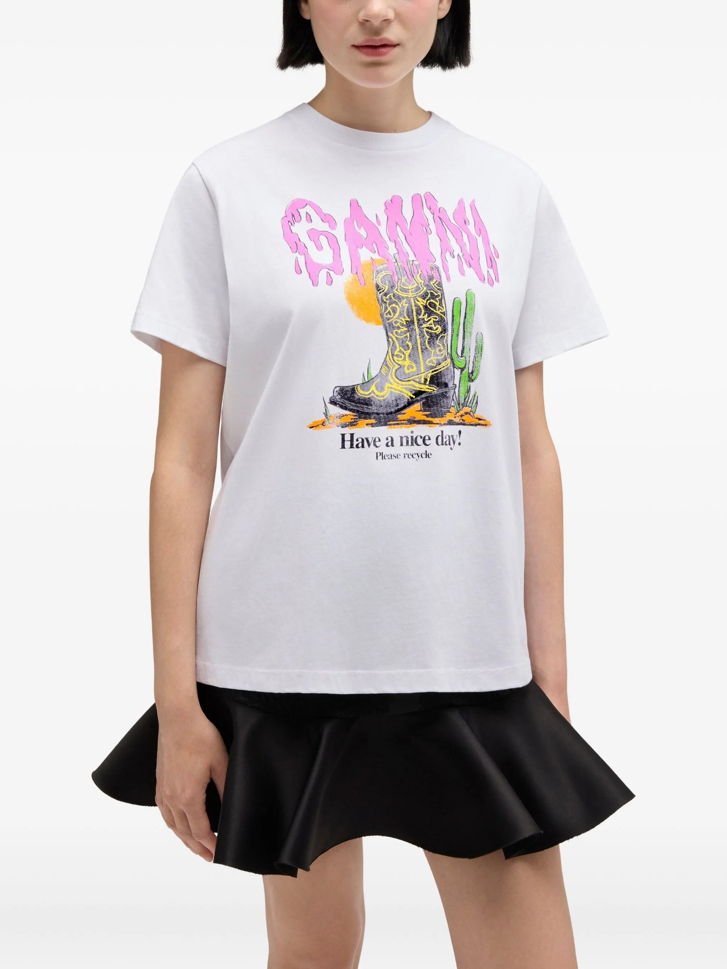 graphic-print T-shirt