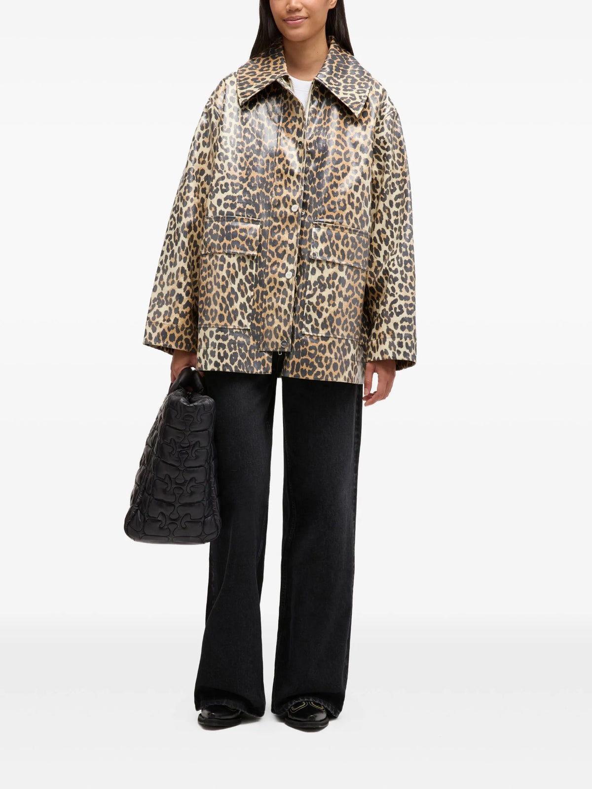 leopard-print jacket