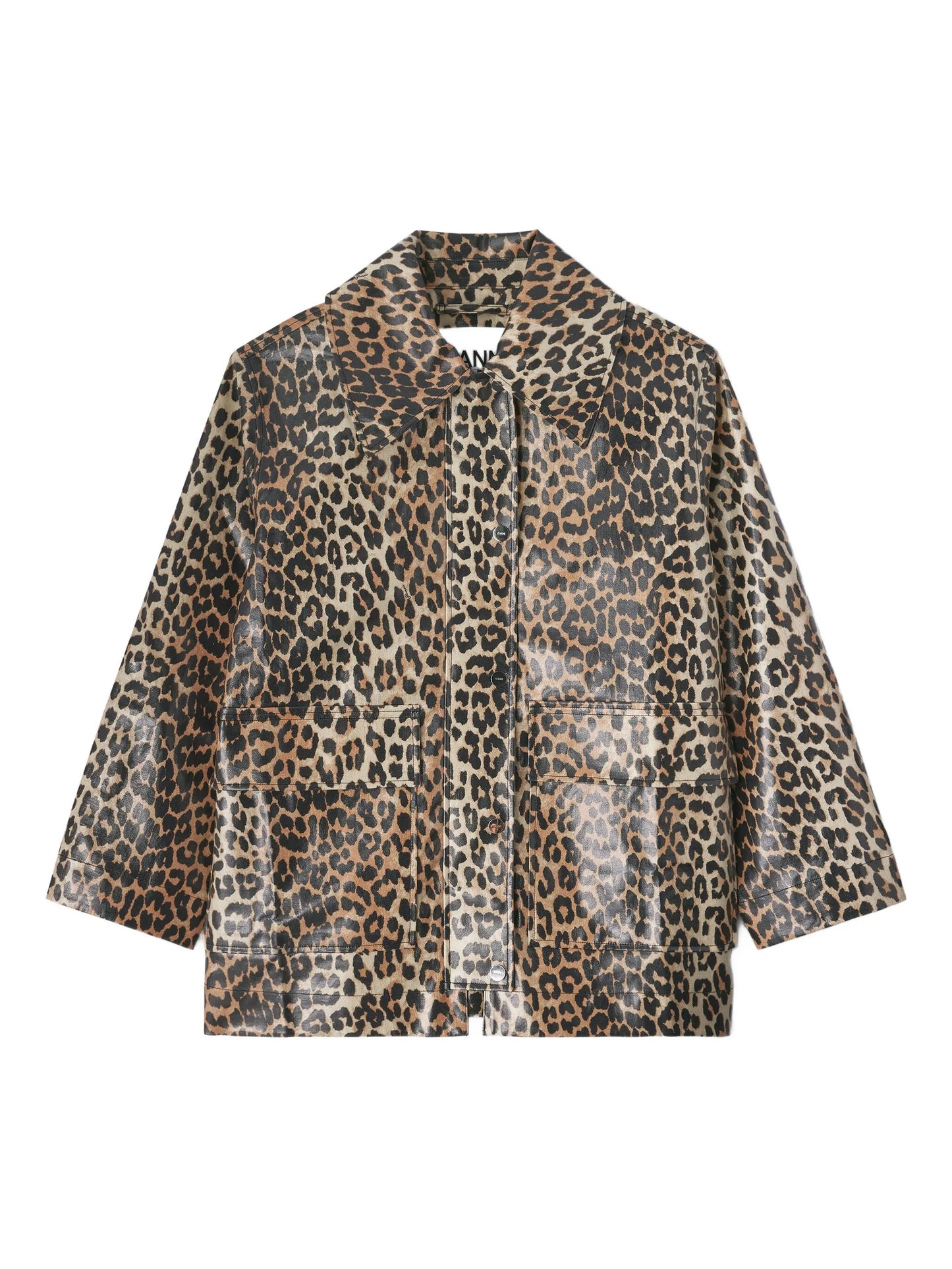 leopard-print jacket