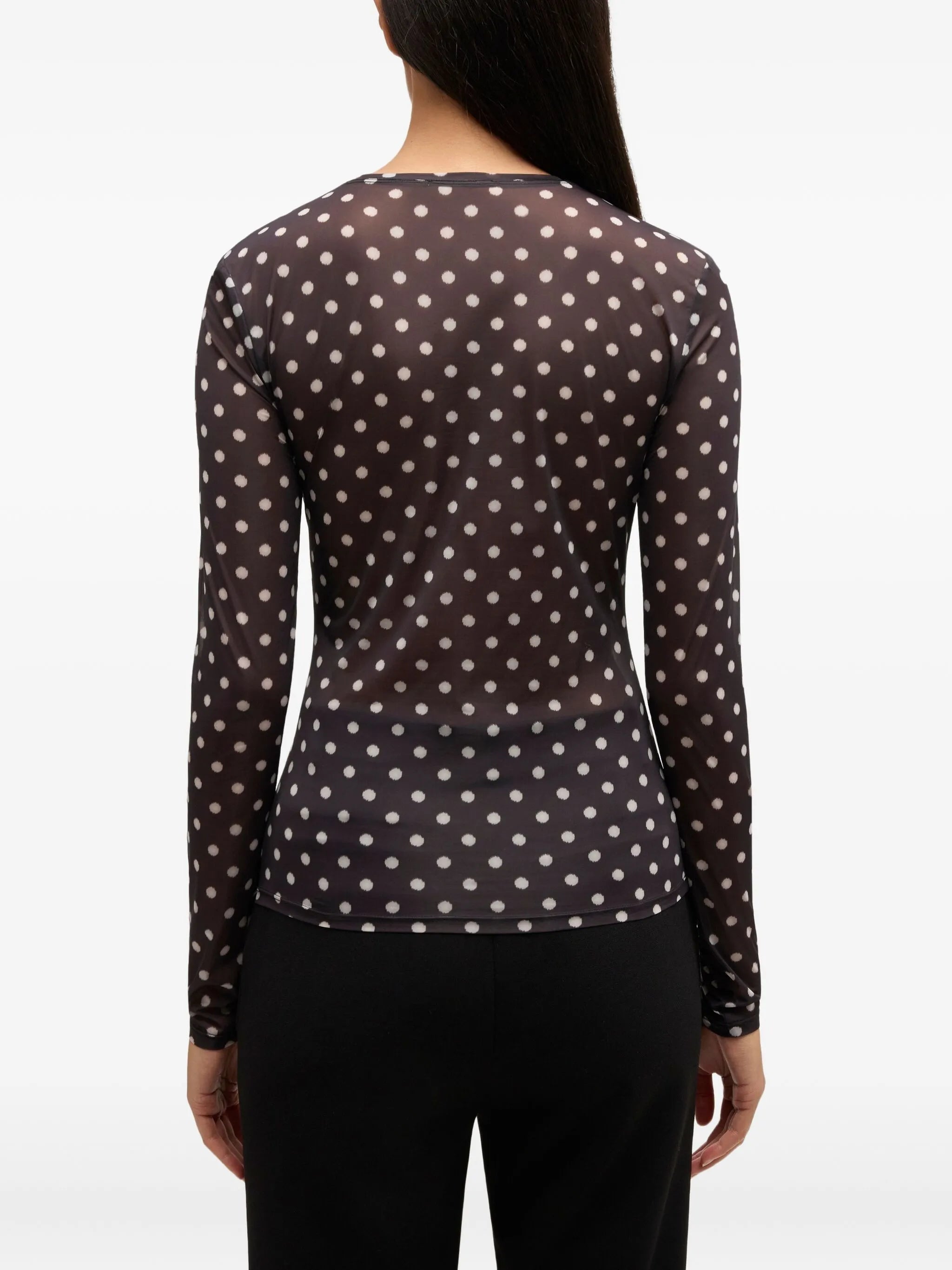 polka-dot top