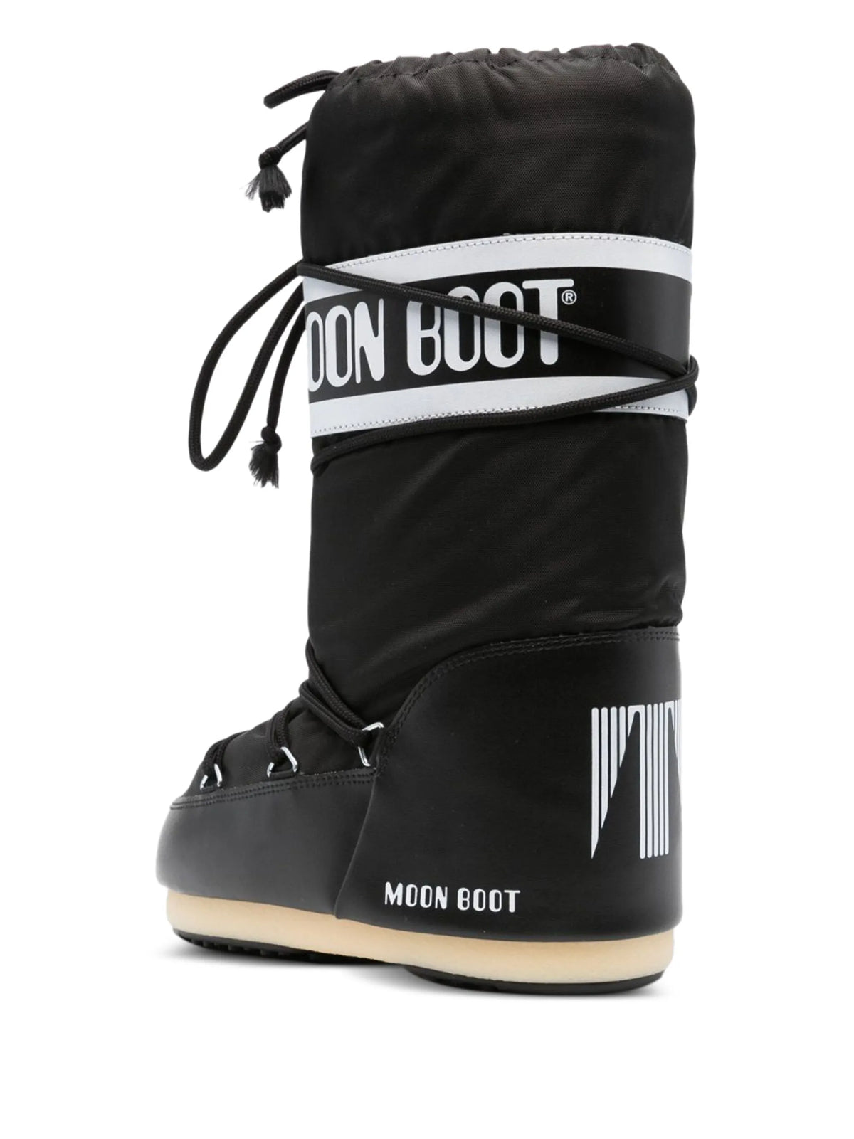 Icon black nylon boots