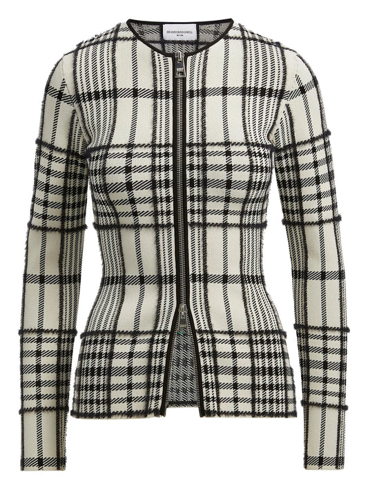 Greer zip-front cardigan