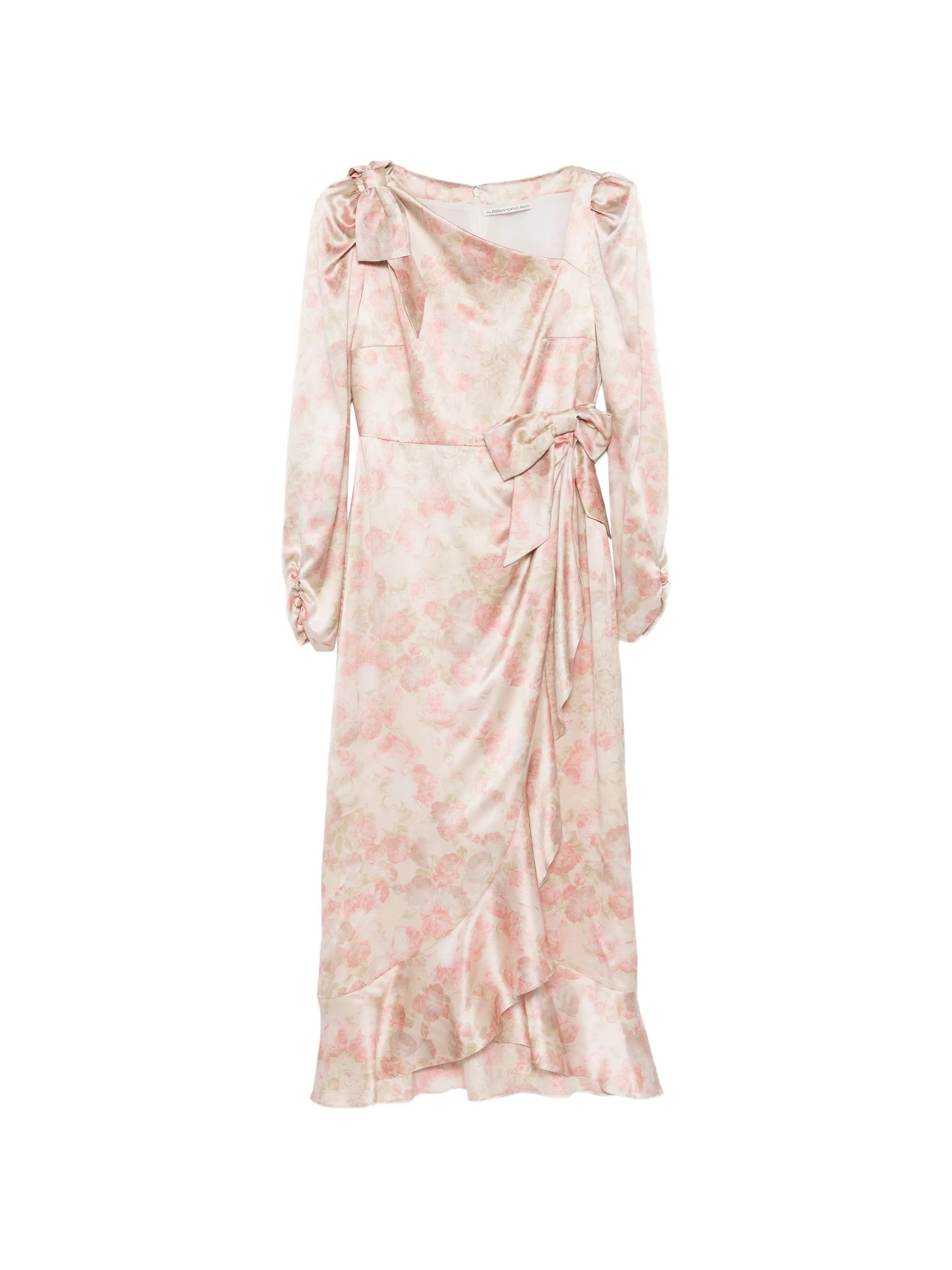 silk midi dress