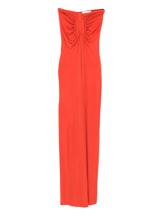 Arced Palm maxi dress