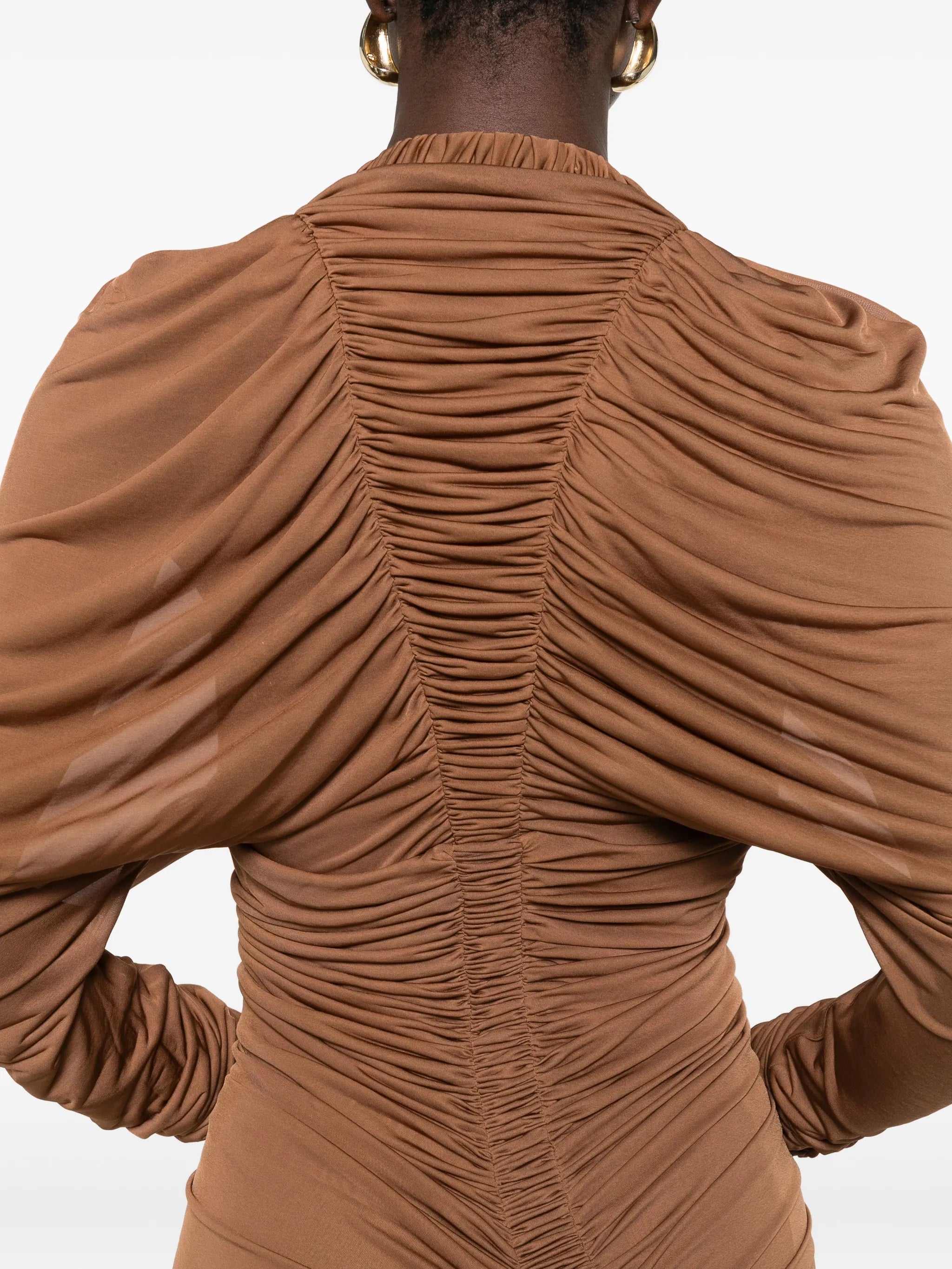 Orion LS long-sleeve mini dress