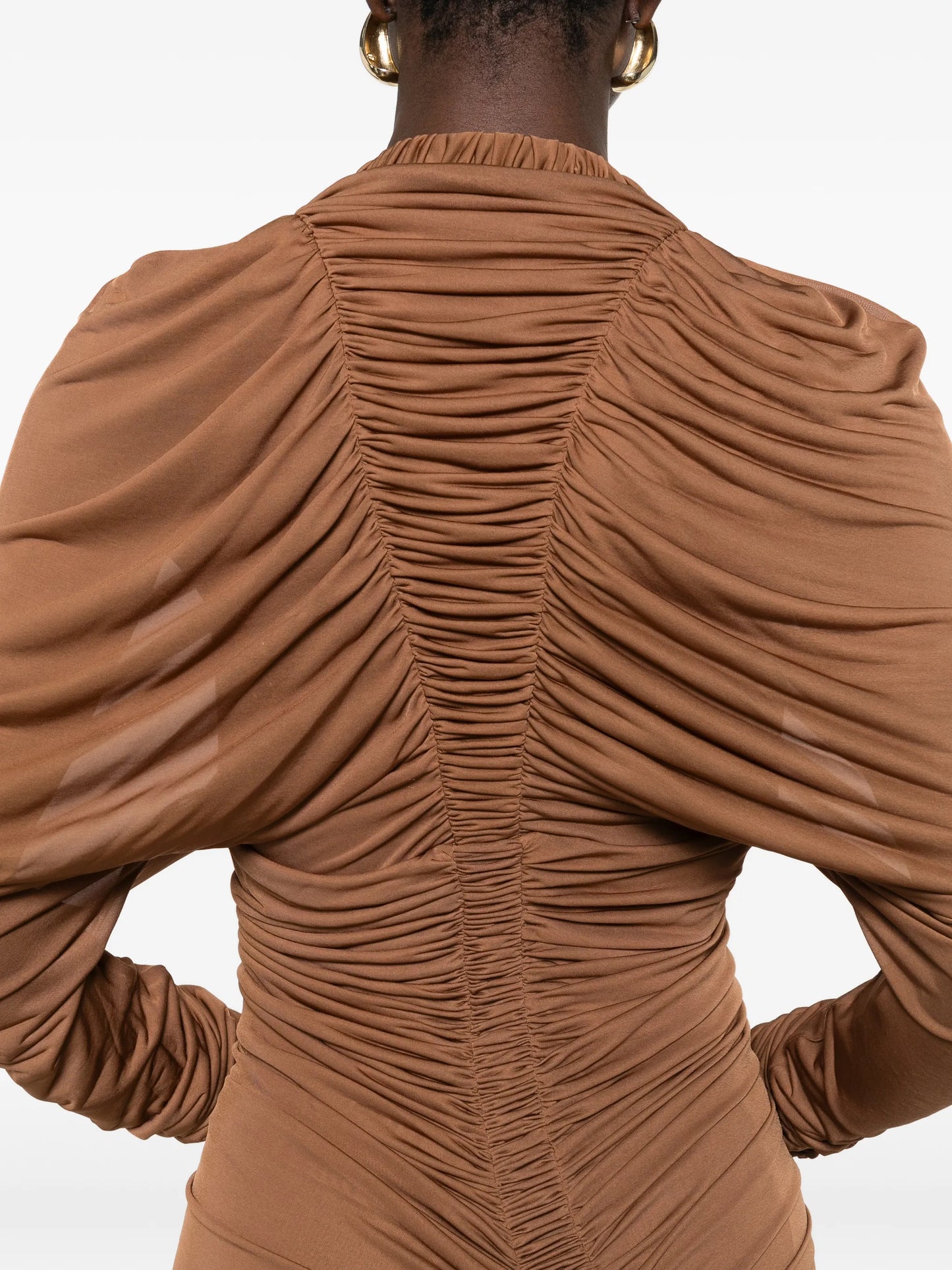 Orion LS long-sleeve mini dress