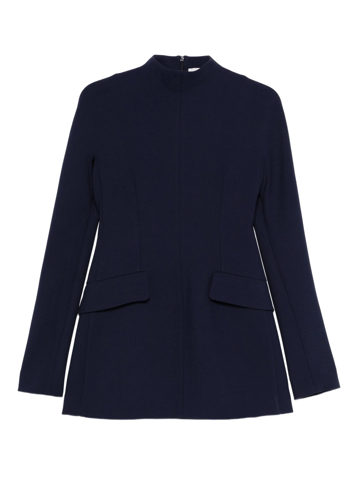 Sportmax SPXTEFRITE pockets high-neck mini dress