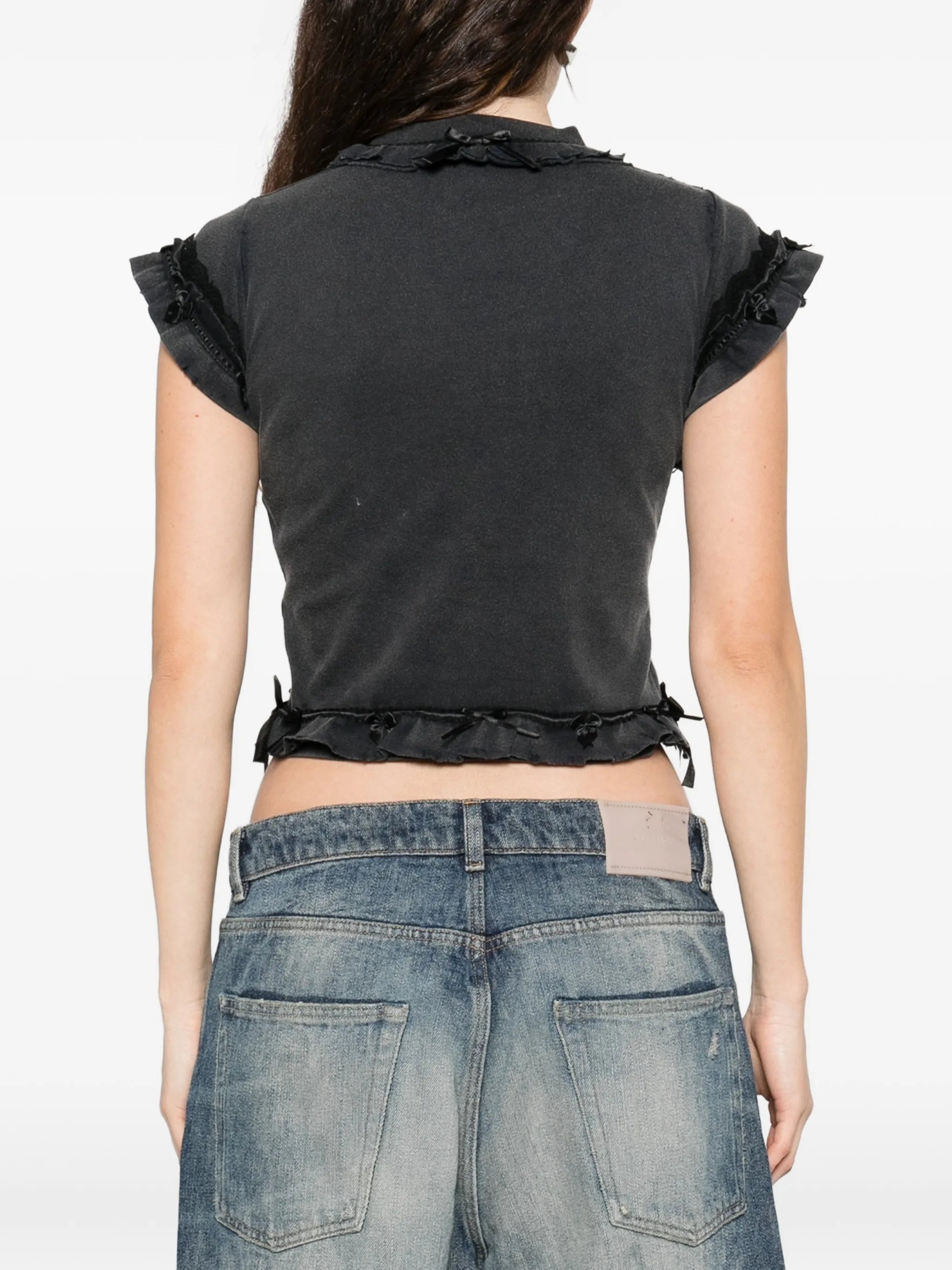 ruffled cotton top