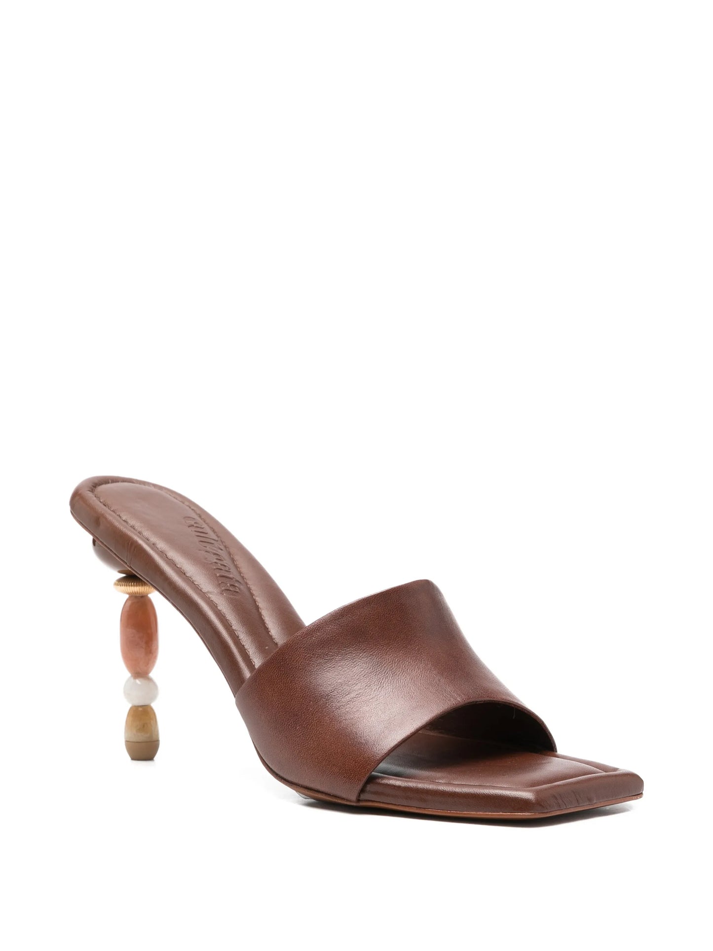 100mm Mahina sculpted-heel sandals