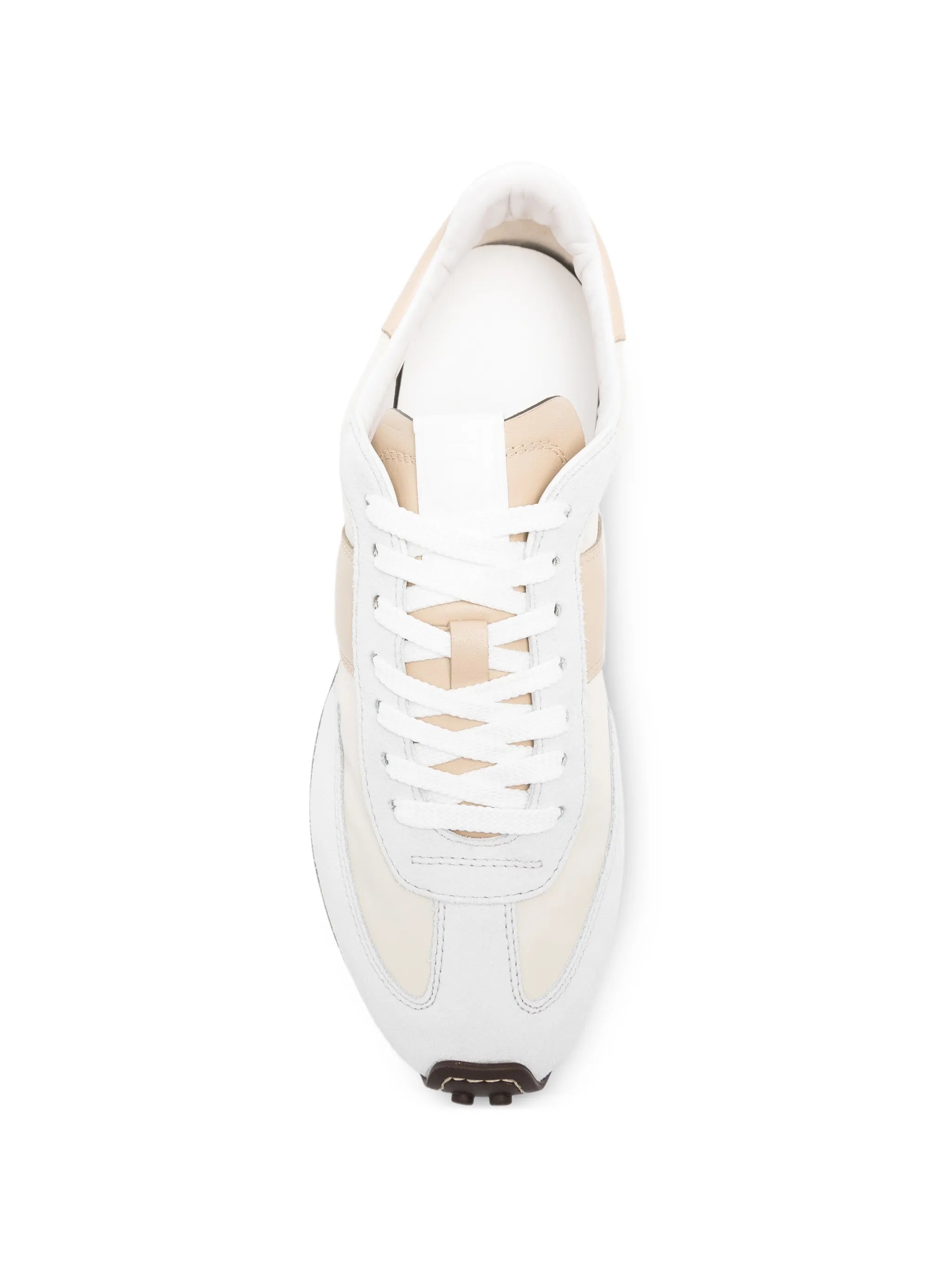 T sneakers in leather and technical fabric